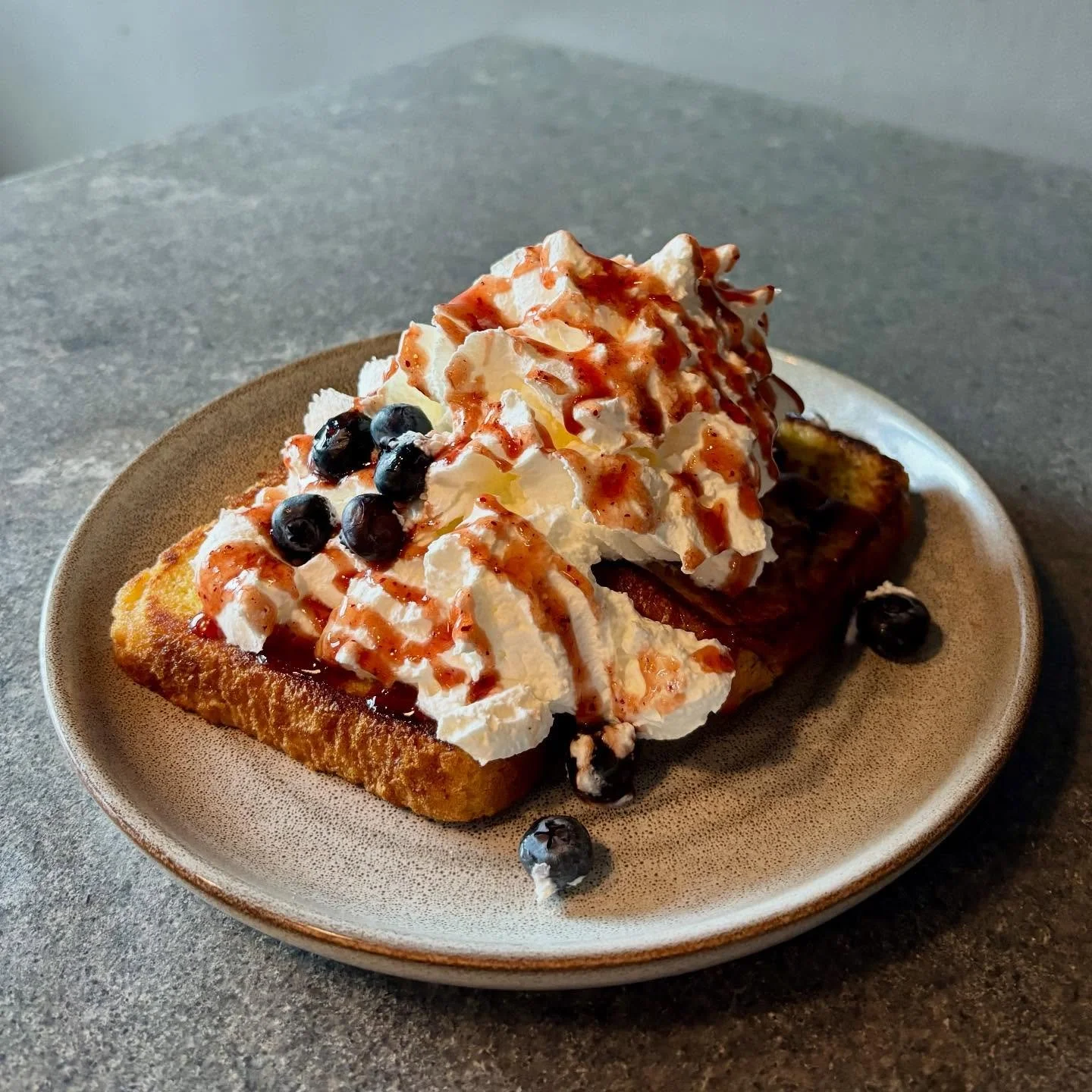 It&rsquo;s almost time for Second Breakfast! Our ✨new✨ Norwegian French Toast is just what you need! Topped with fresh blueberries, powdered sugar, &amp; lingonberry whip cream- it&rsquo;ll get your day off to a sweet start!