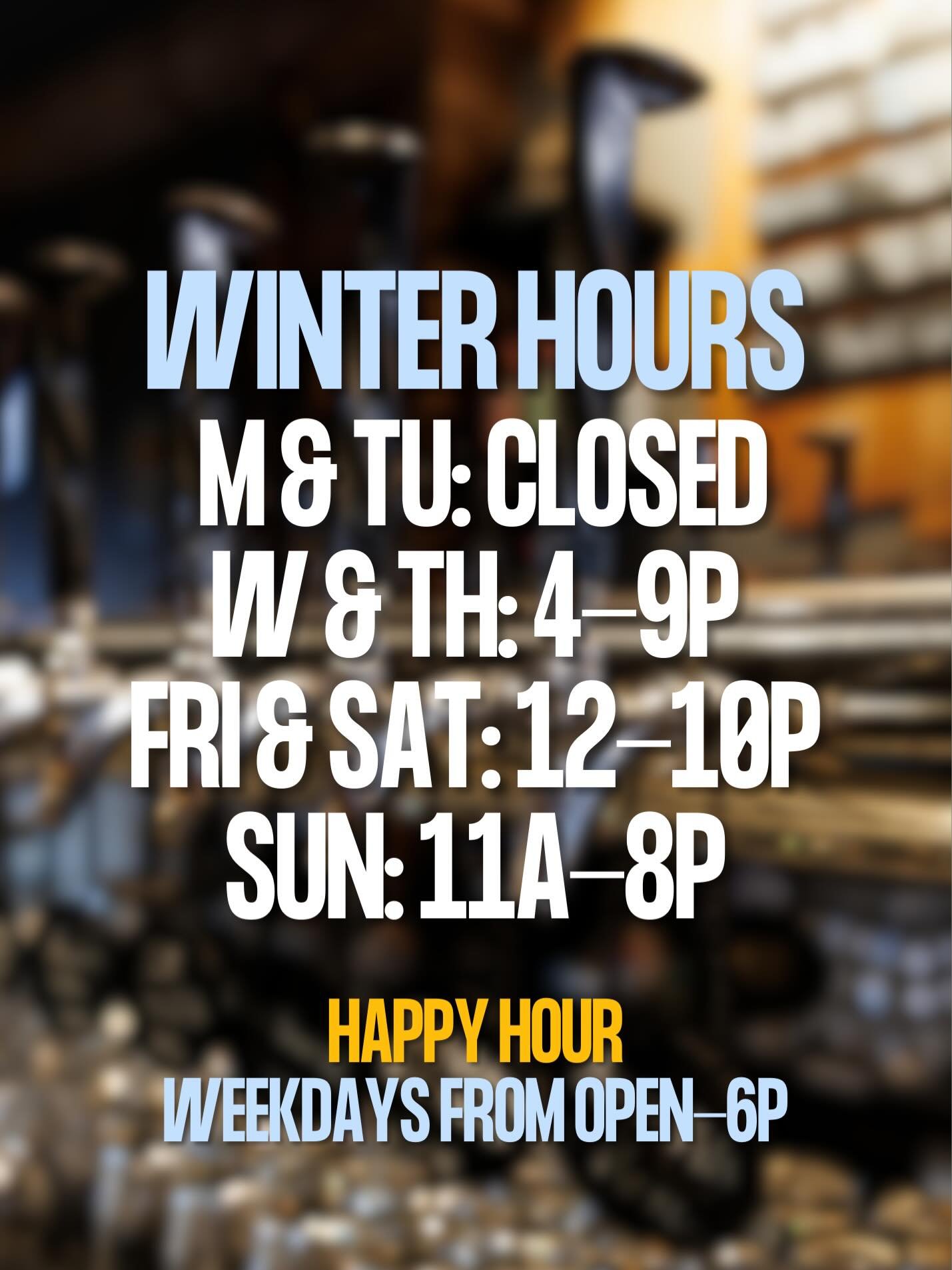 New Year, New Hours! 

Join us for Tarot Thursday with @readerbythewood Thurs 1/8 and our 5th Annual Viking Beard Competition on Sun 1/25.