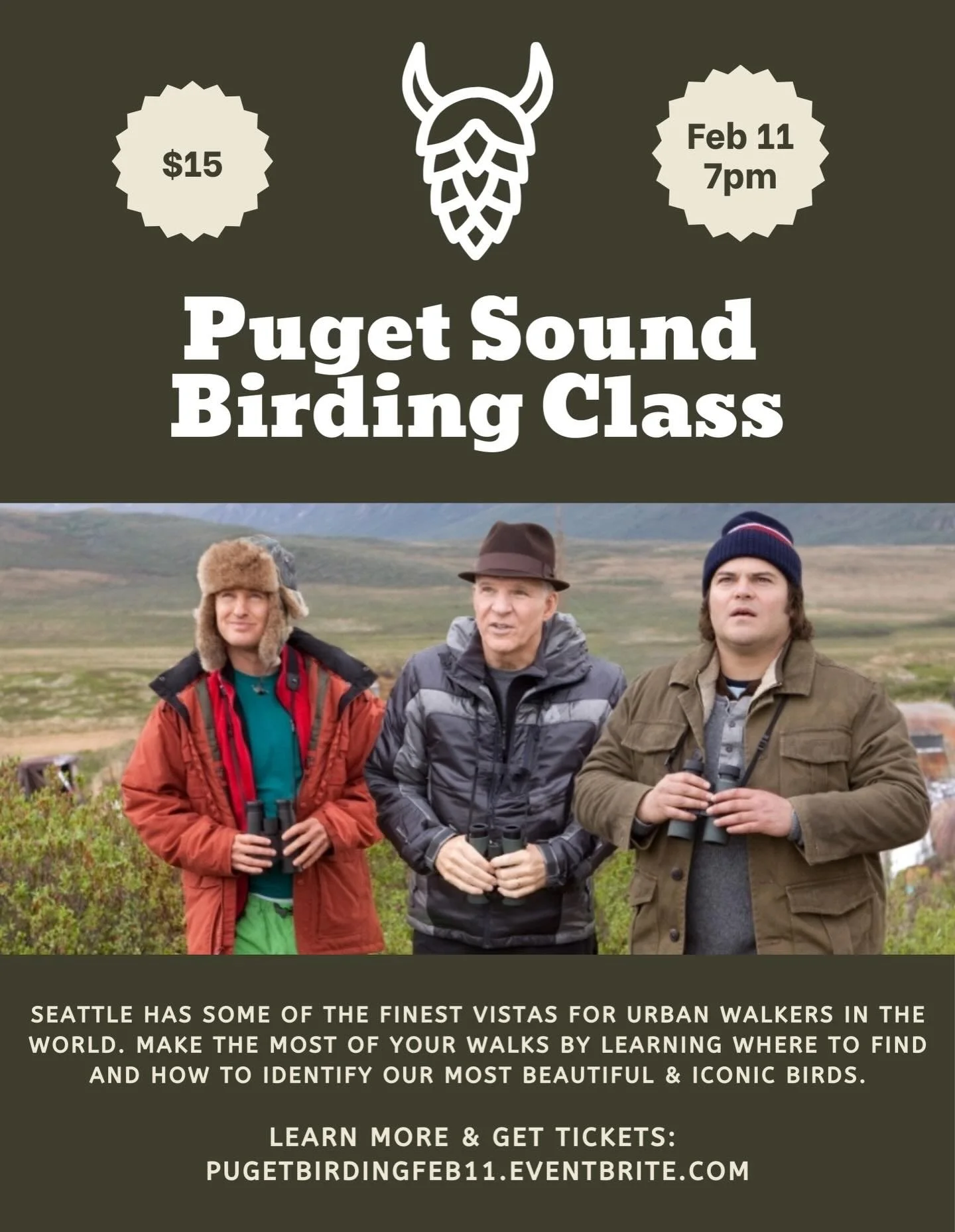 Did you know there are 270 species of birds you can see on your walks in and around Seattle? Find the best secret places to look at our class with Matt Houghton from @valleyofgiantsnaturetours this Wed! 

Participants will have the opportunity to win