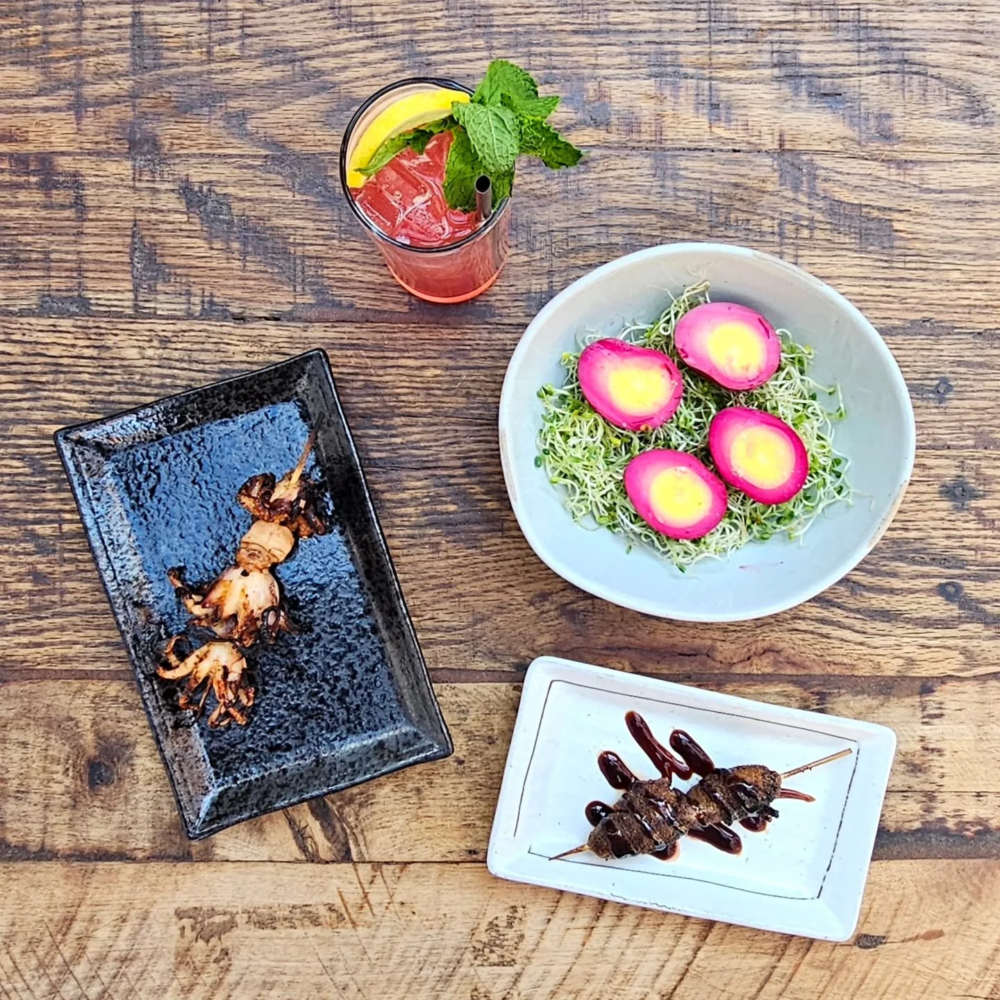 You asked, and we listened! The Duck Hearts are officially back on the menu, along with some other old and new favorites!

Beet Pickled Eggs - get em THIS WEEKEND ONLY! In honor of our 7th Anniversary we wanted to offer y'all a little spring treat. S