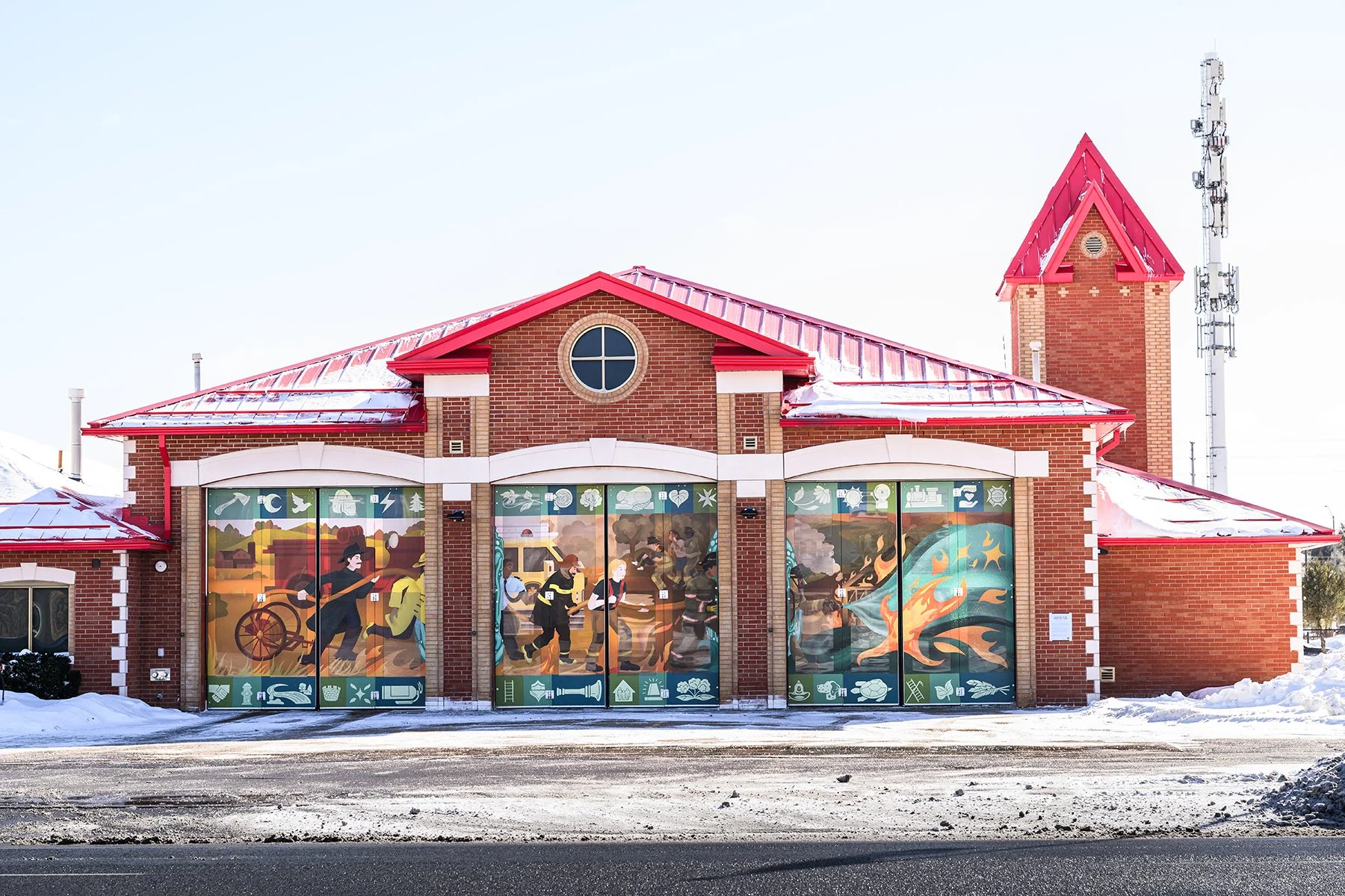  Chasing Fire Through Time , 2025, Brampton Fire Station #213, City of Brampton, Brampton, ON. 