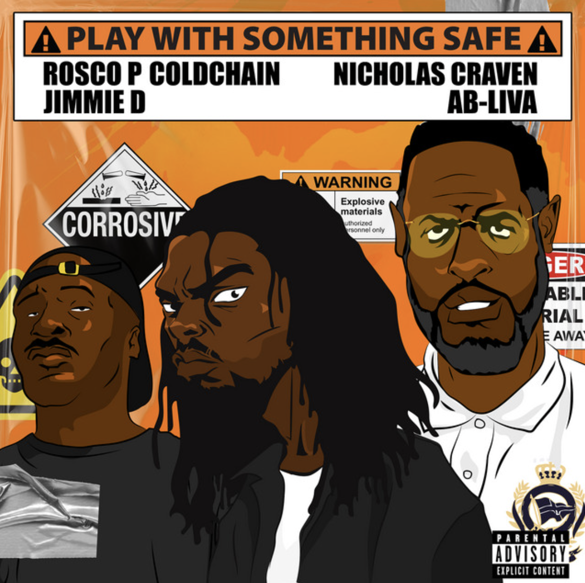 Rosco P Coldchain &amp; Nicholas Craven ft Jimmie D &amp; Ab Liva - Play With Something Safe