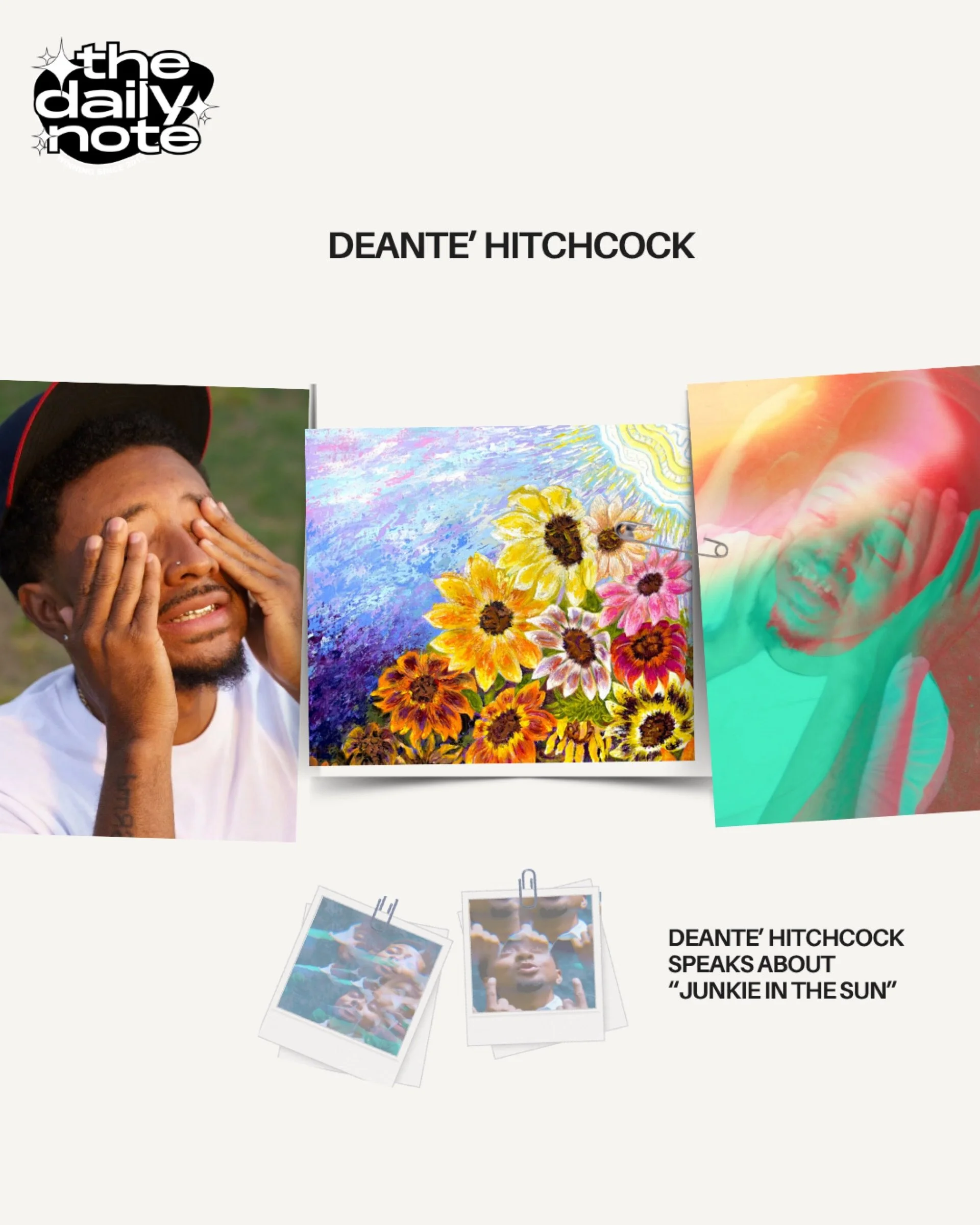 Deante’ Hitchcock Speaks About “JUNKIE IN THE SUN” (Interview)