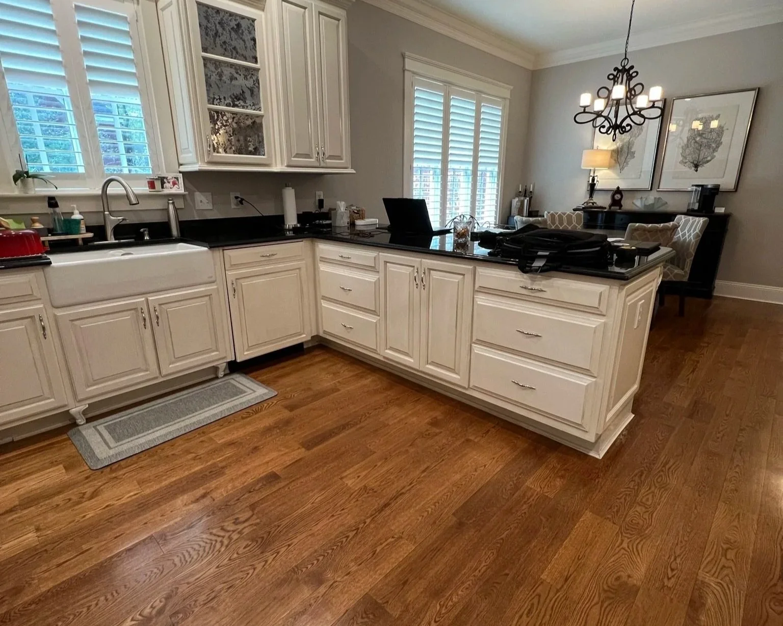 The original kitchen before.