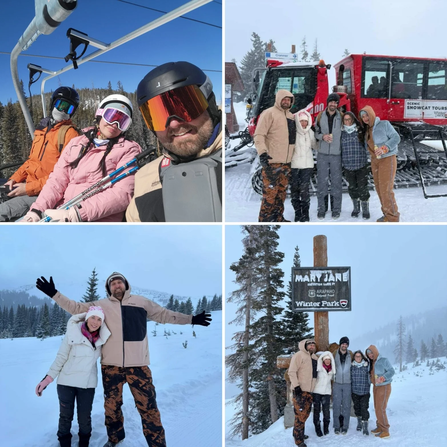 The owner Bryan Hodges having fun in Winter park, co