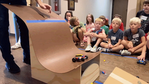 Also flying race cars!