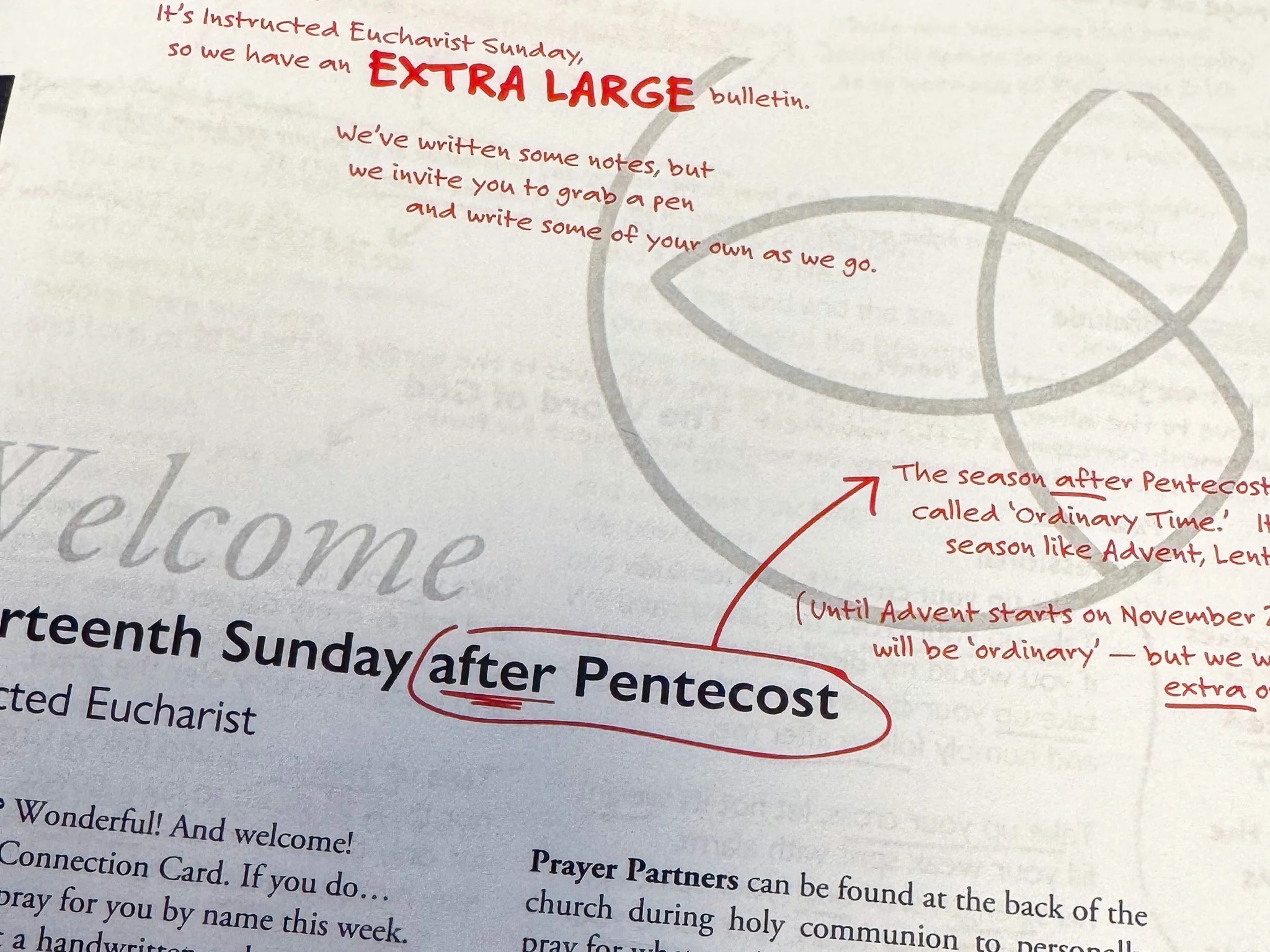 Instructed Eucharist Sunday