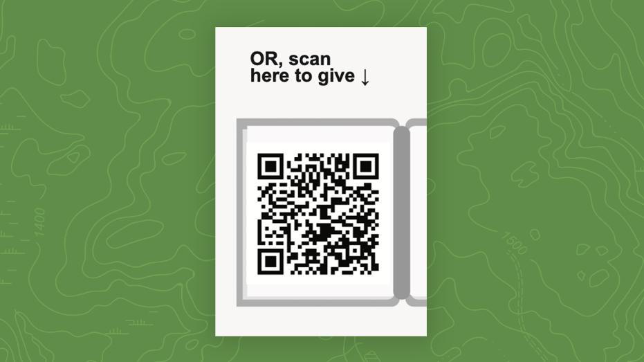 How can I use a QR Code to collect charity donations?