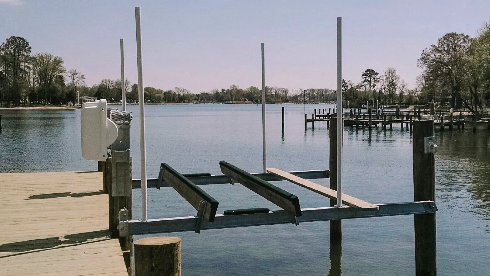 Boat Lifts Most Economical Boat Lift — Magnum Boat Lifts By Boat