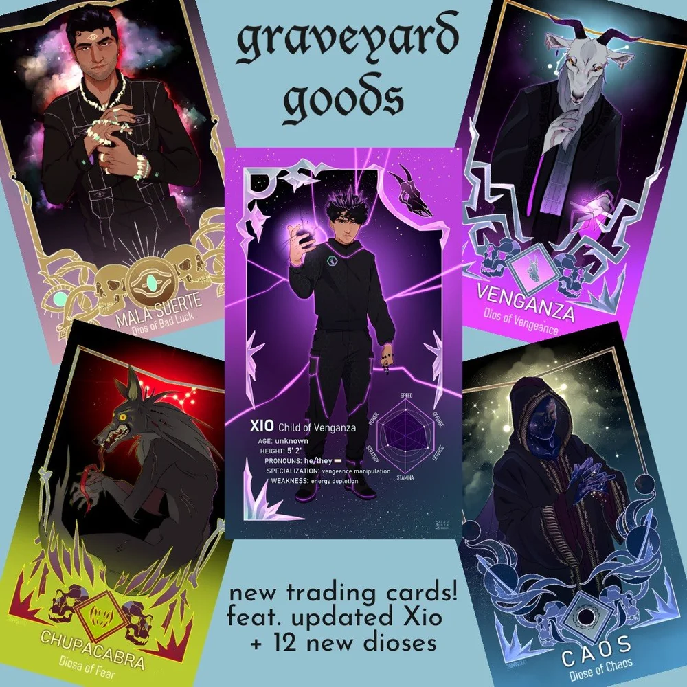 Celestial Monster Trading Cards (pack of 13) — Aiden Thomas