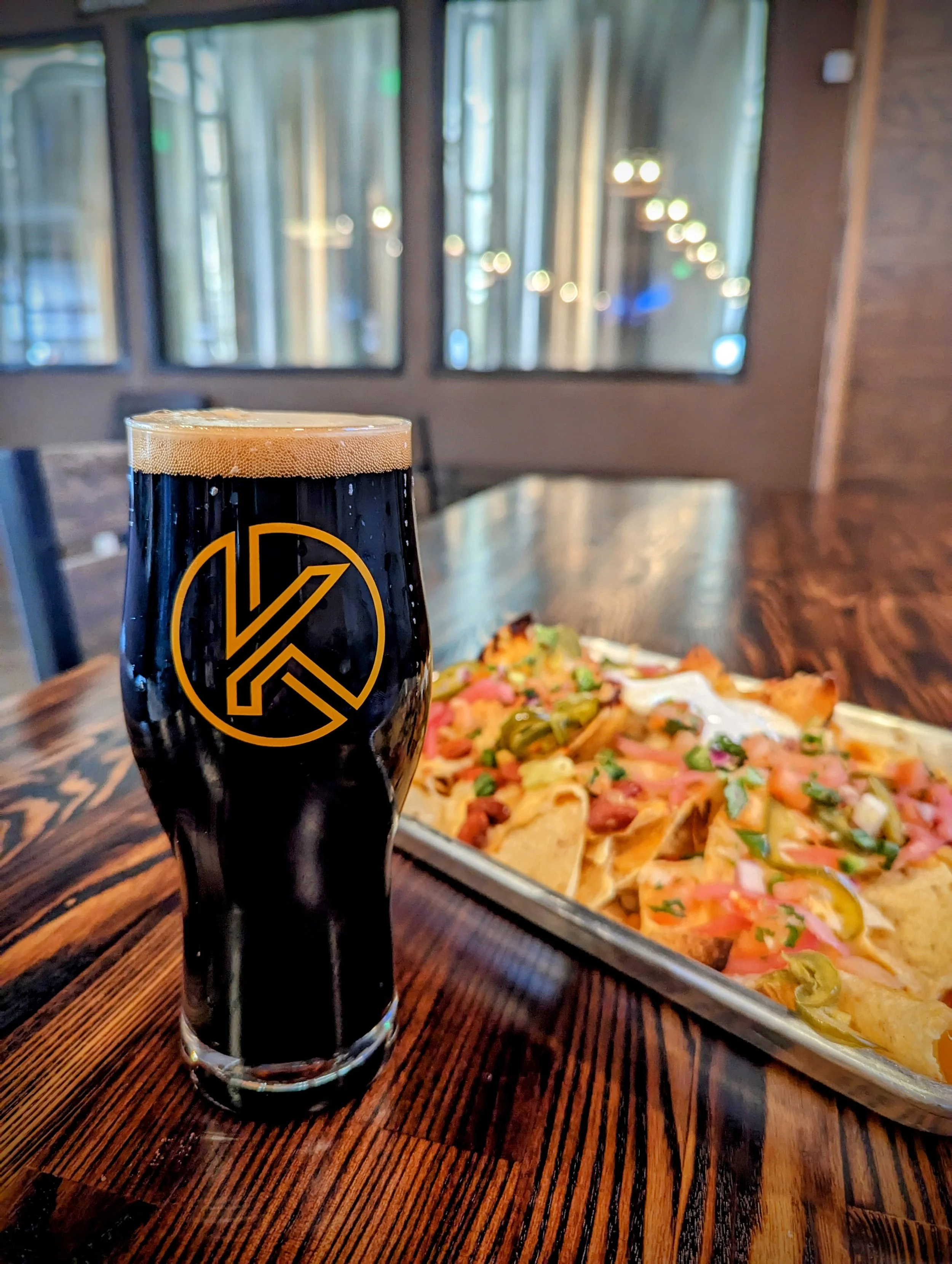 A perfect pairing of a beer flight and a dish from Colorado's own Kodiac Brewery's menu.