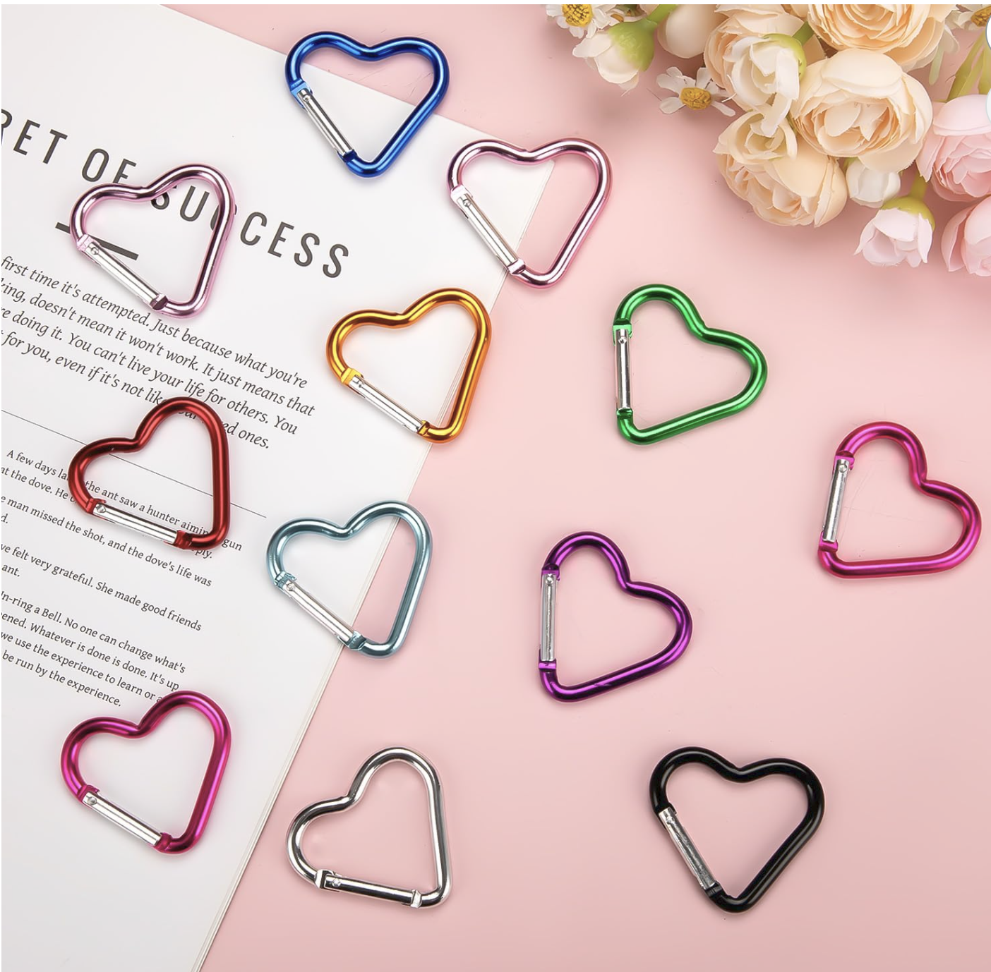 Heart Carabiner Clip