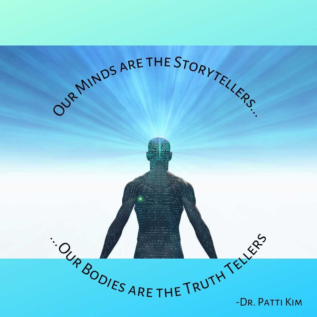 &quot;Our Minds are the Storytellers... Our bodies are the truth tellers&quot; @drpattikim When you check in with yourself at night, does your mind tell you &quot;I can handle this&quot; but you're getting headaches or having trouble sleeping? Maybe 