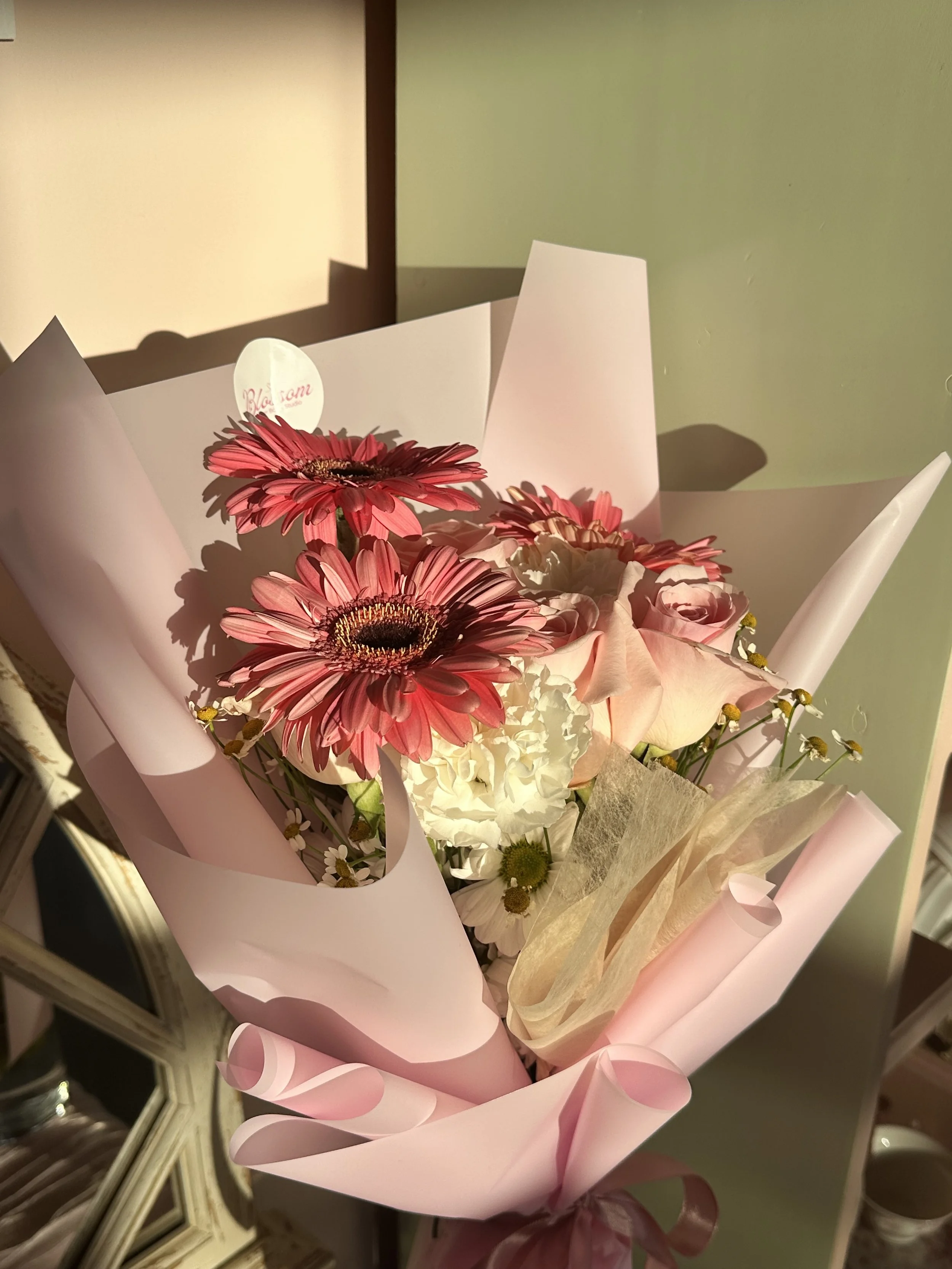 Pink floral bouquet