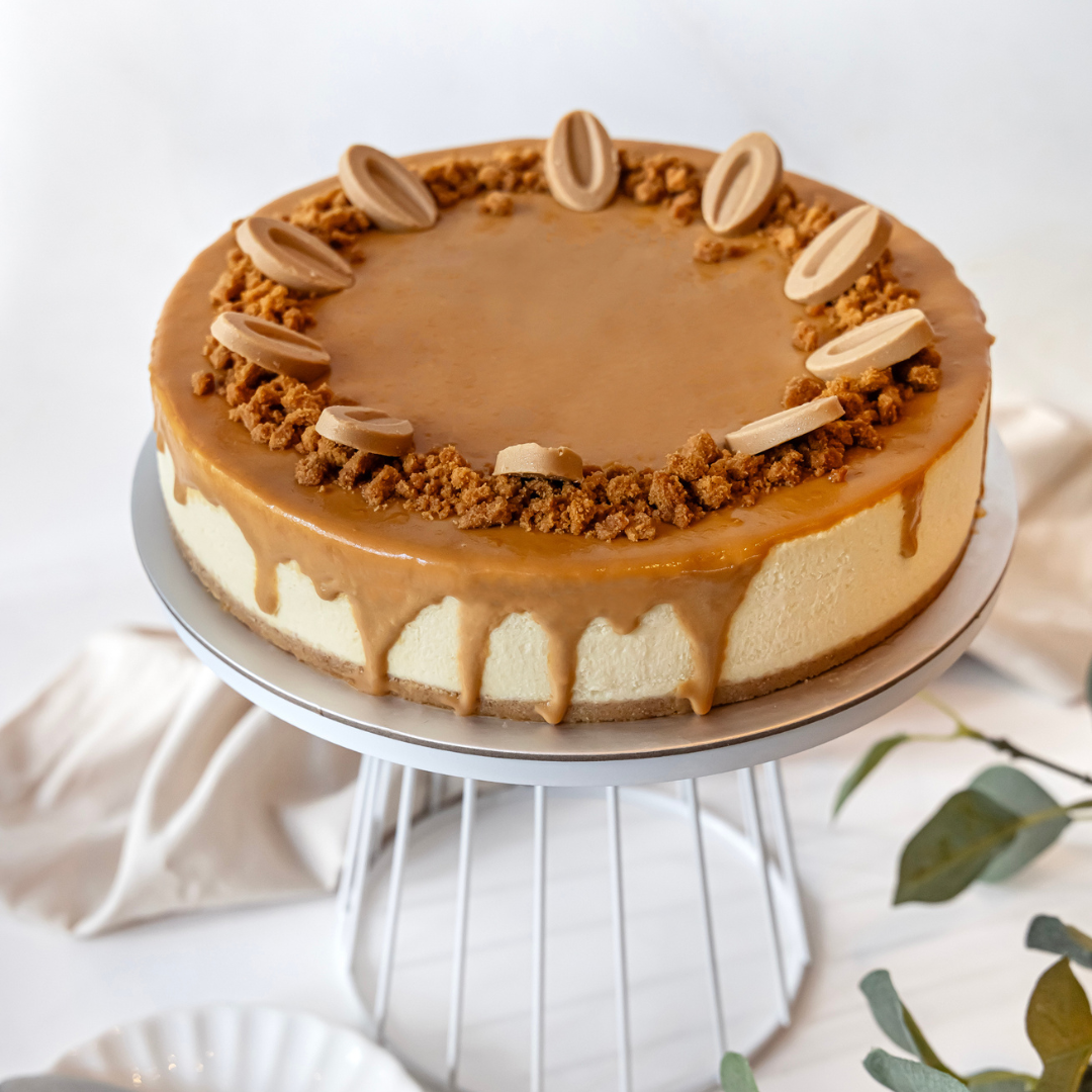Salted Biscoff Cheesecake 9-inch | $90