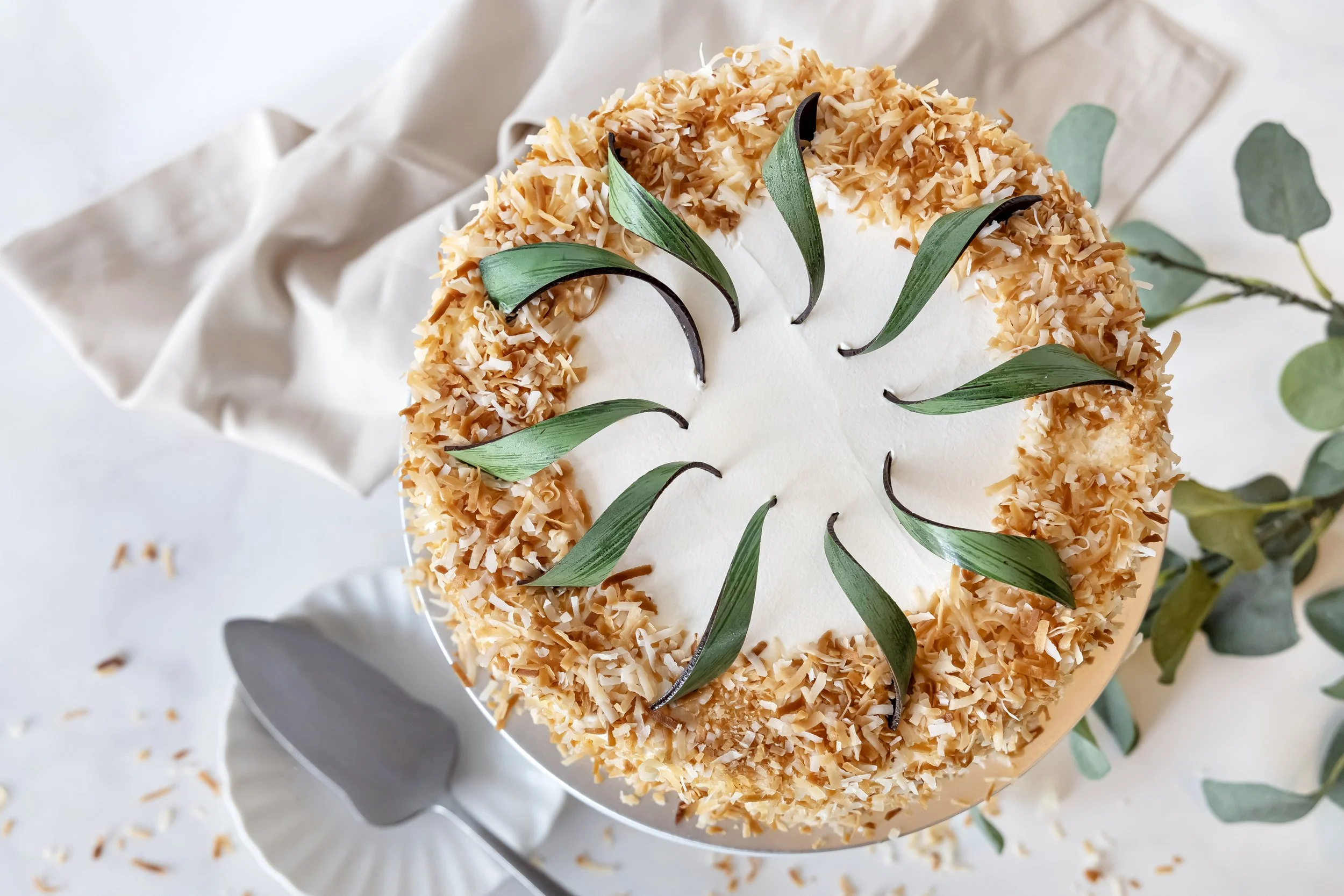 Pandan Gula Melaka Cake