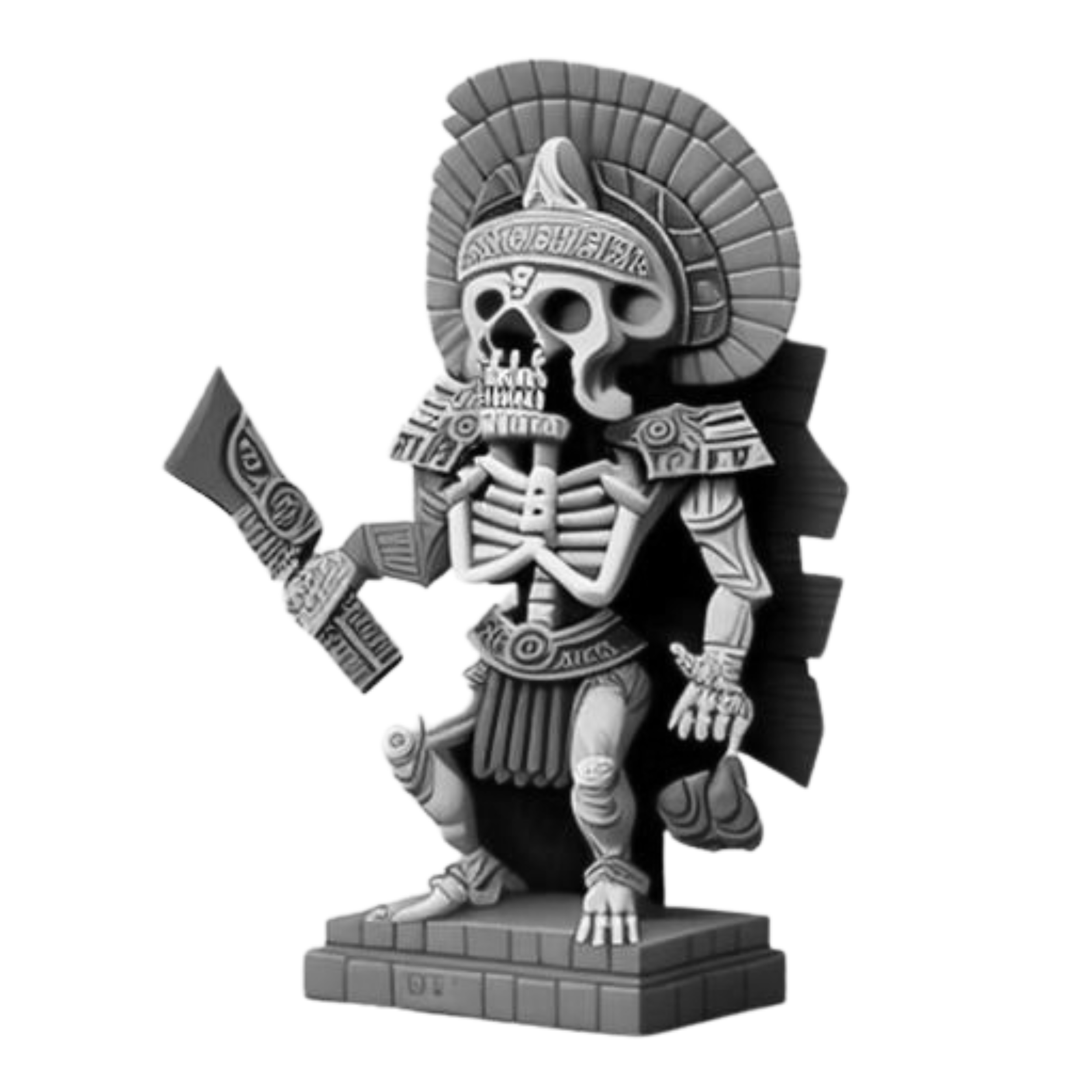 Aztec God of Death tattoo