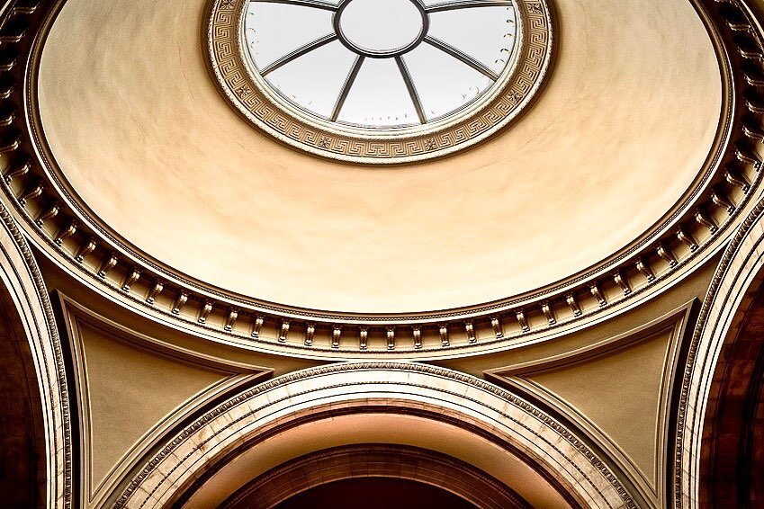 The dome and arches of the Great Hall at the Metropolitan Museum of Art in New York City.