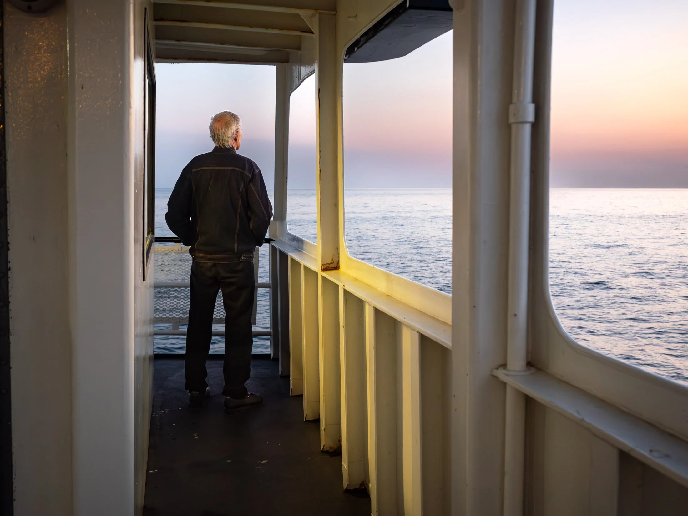 Ferry Ride at Sunset