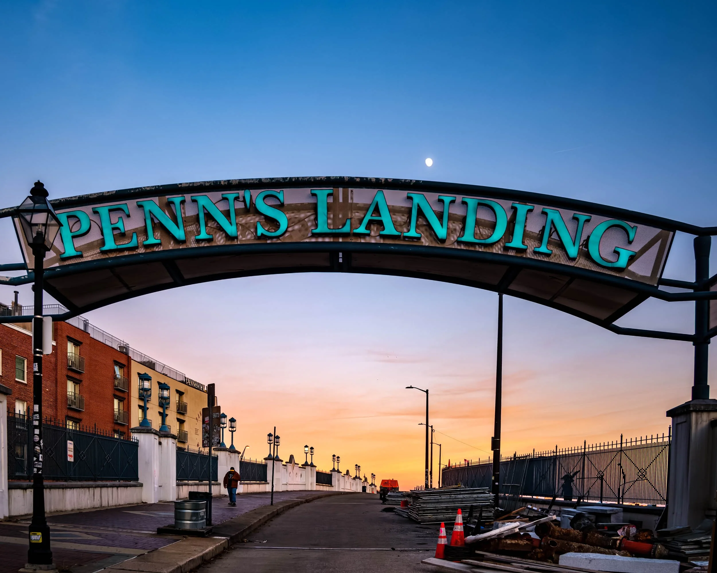 Penn's Landing at Sunset