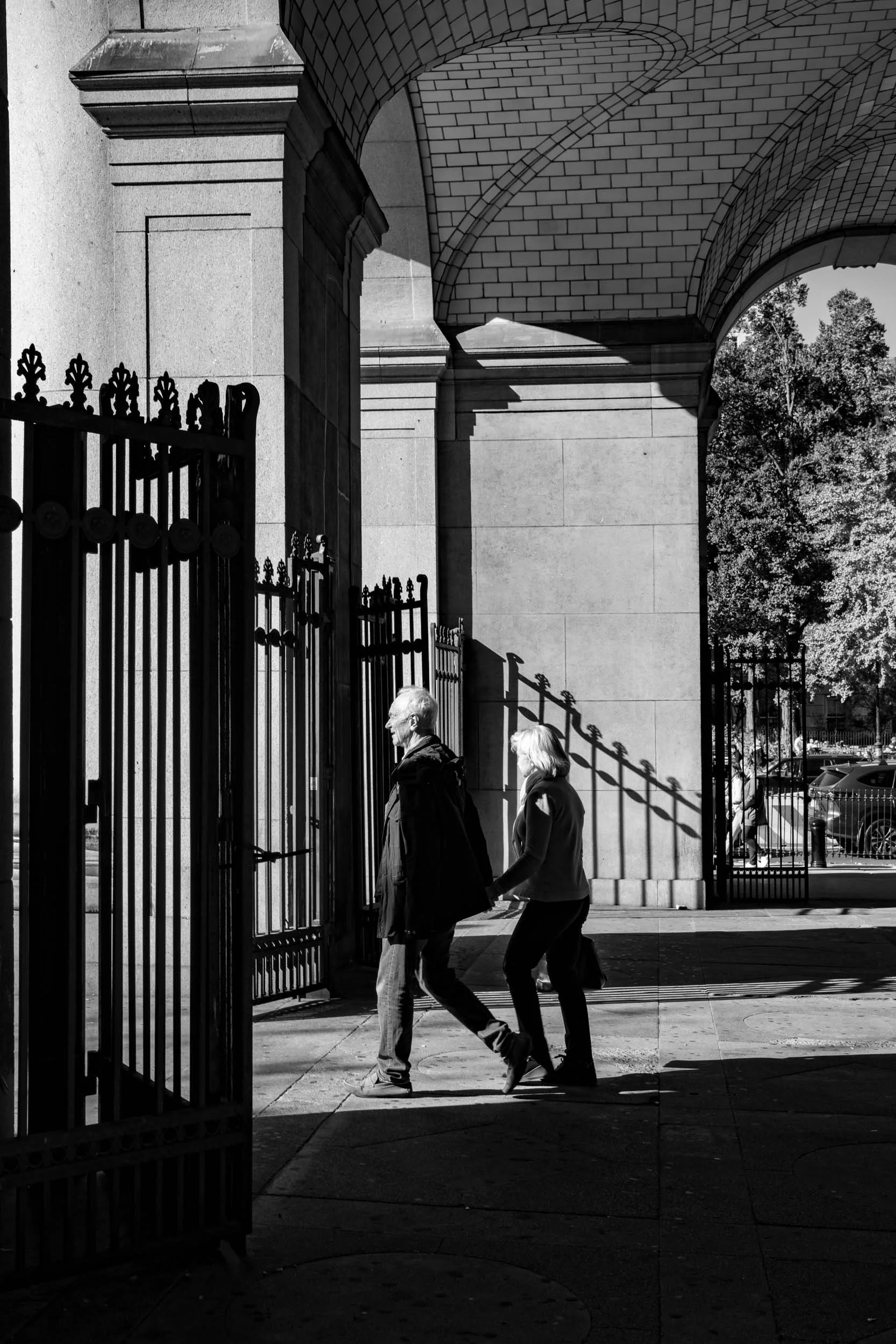 Shadows around the Manhattan Municipal Building