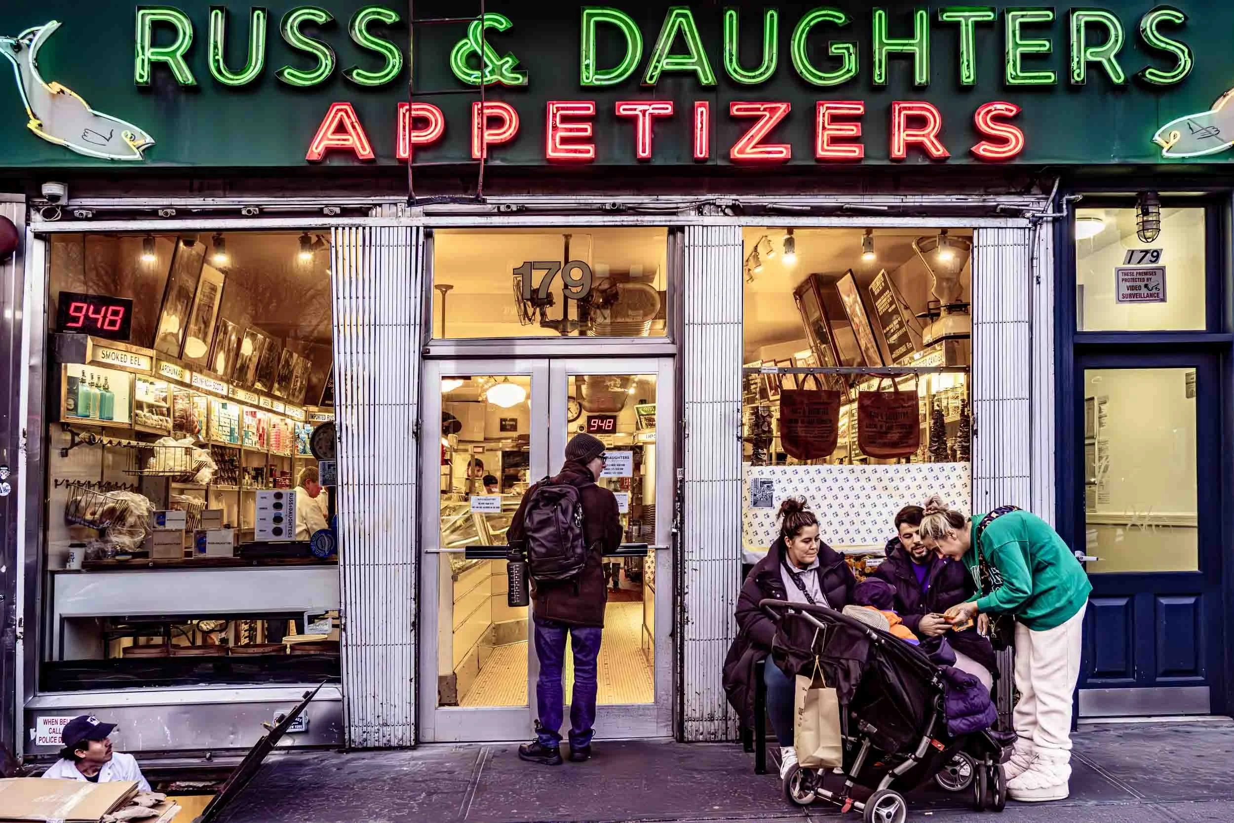 Russ  & Daughters on East Houston Street