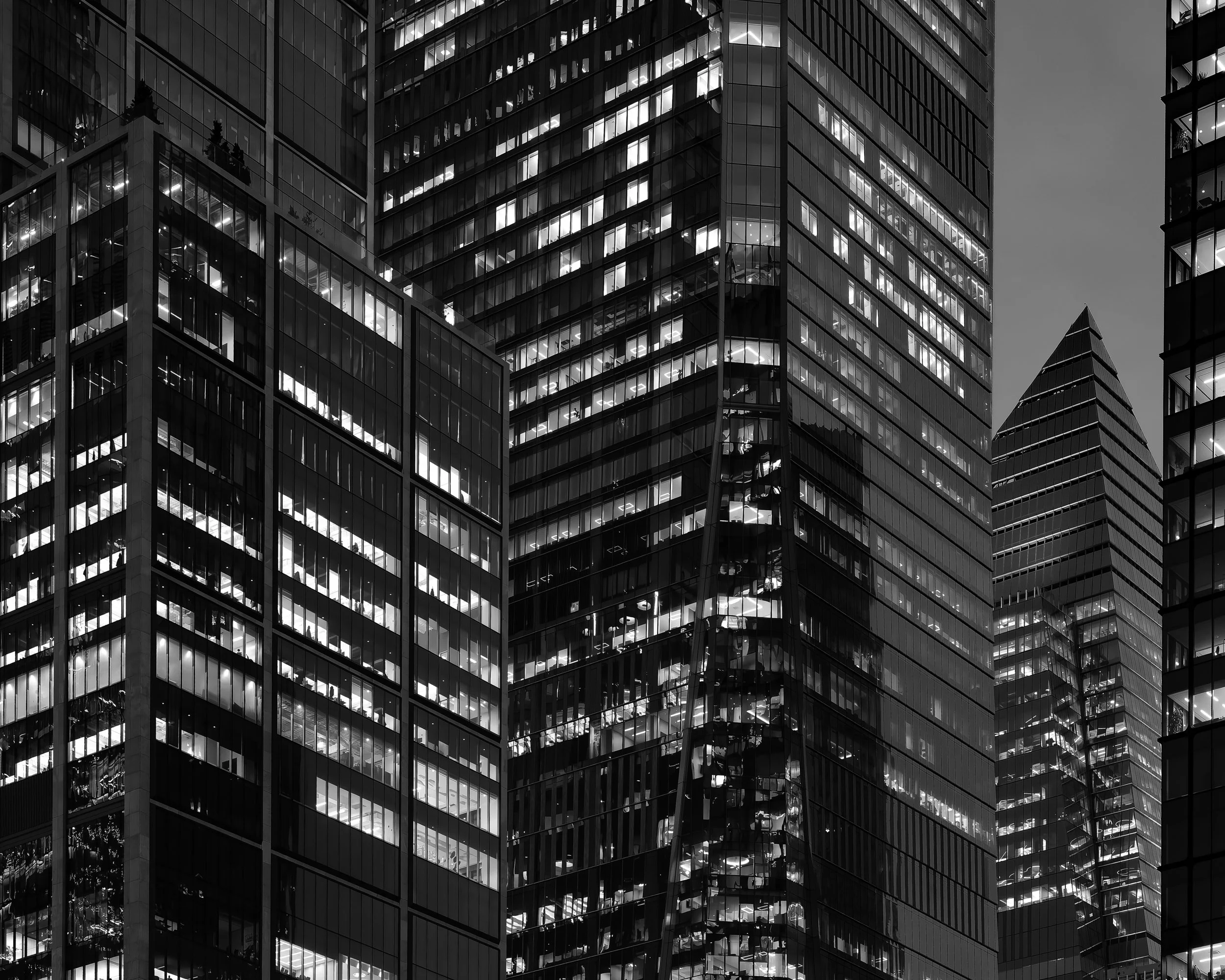 City Light in Black and White, NYC