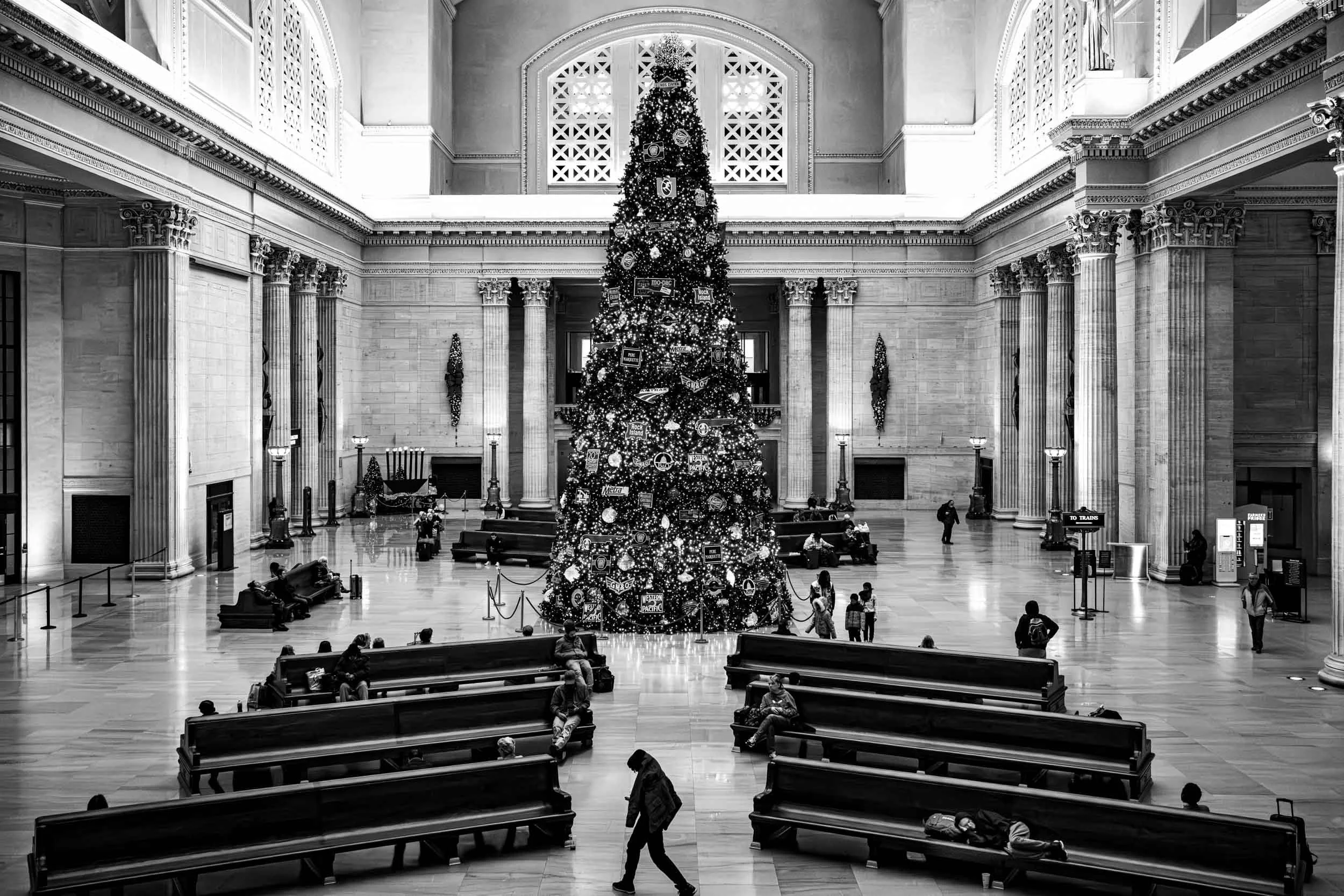 Union Staton at Christmas