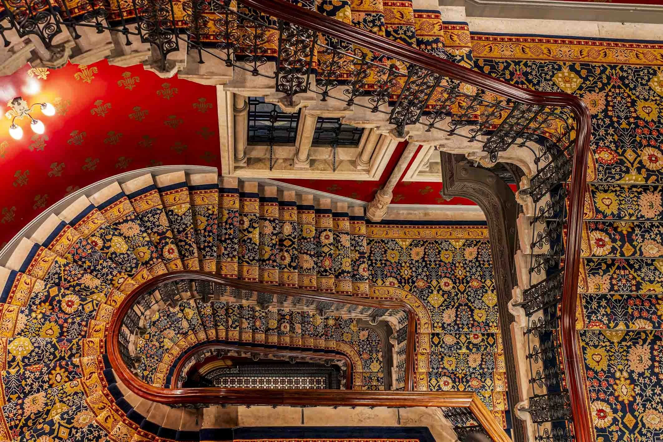 Gothic Staircase in the Evening