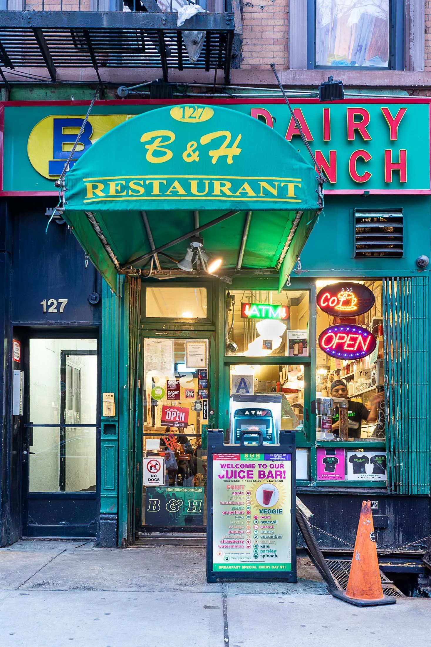 B&H Dairy Restaurant, East Village