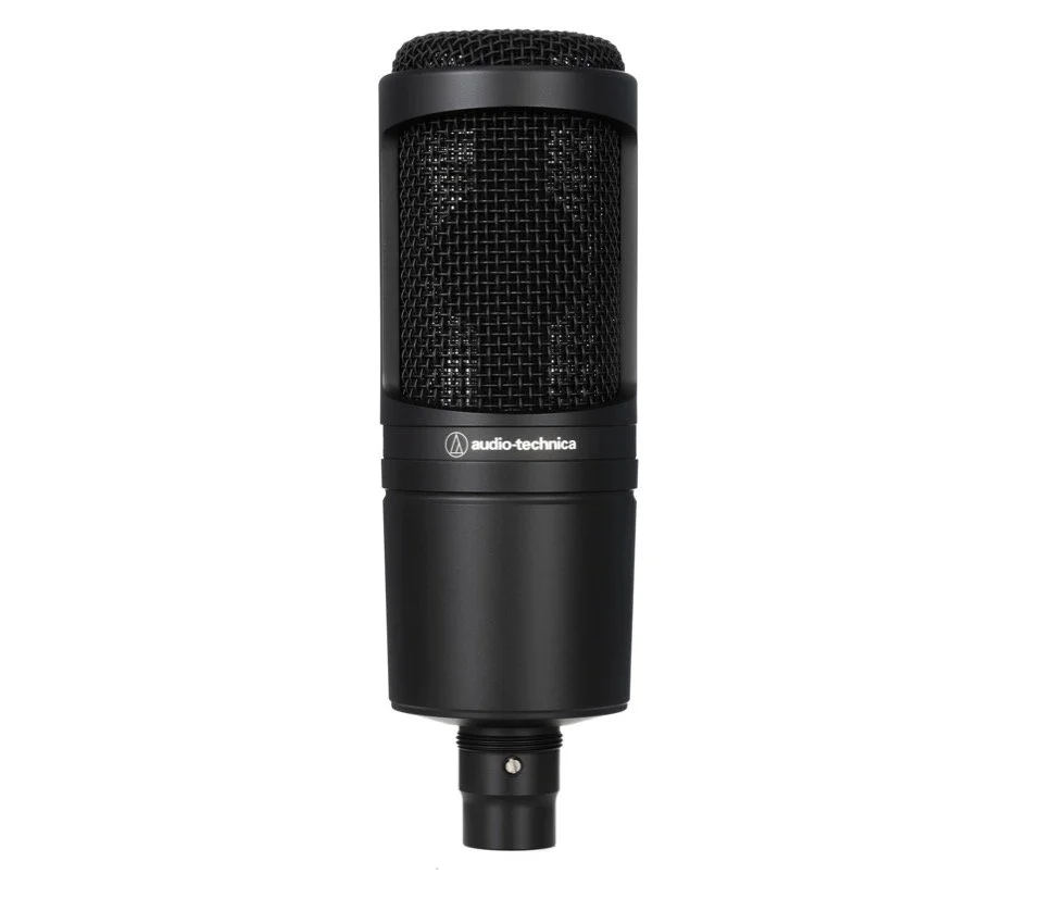 Audio-Technica 2020 condenser microphone.