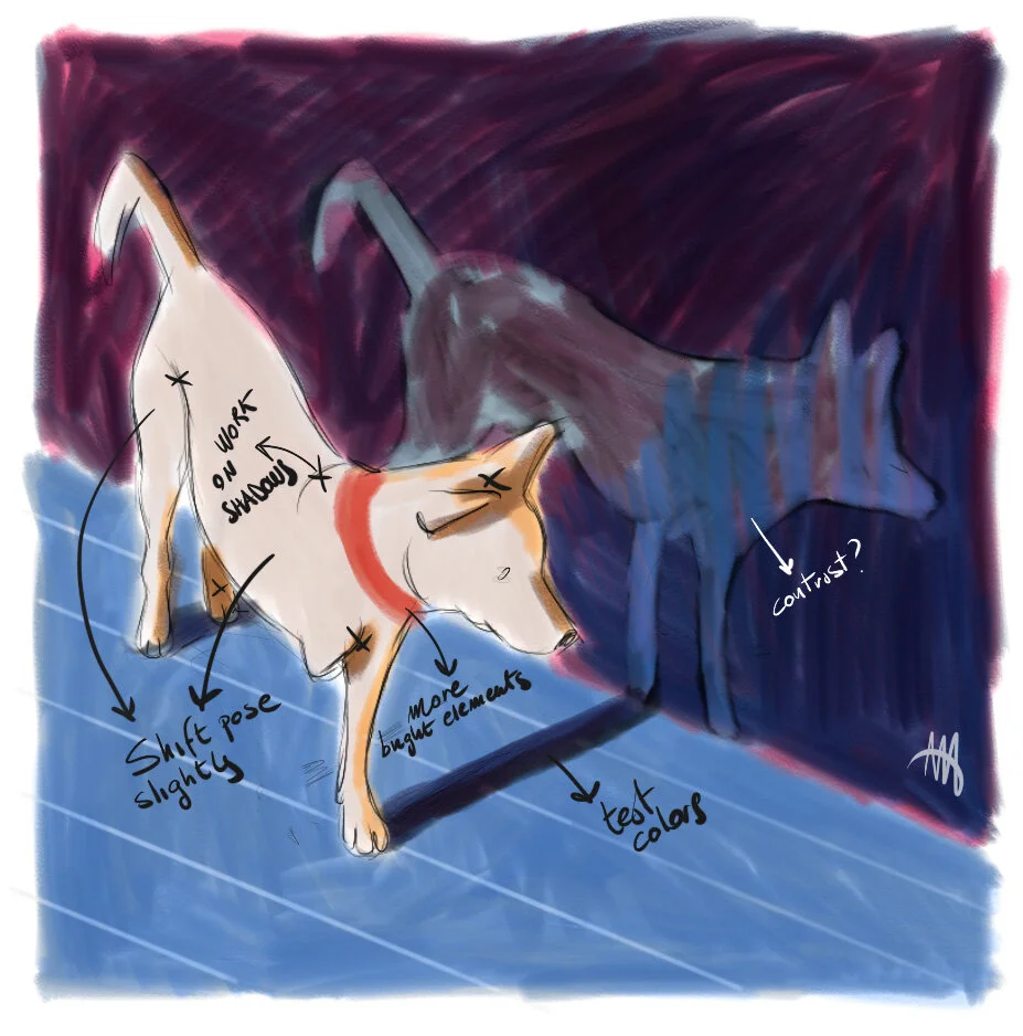 Sketches are a way to change my mind :)