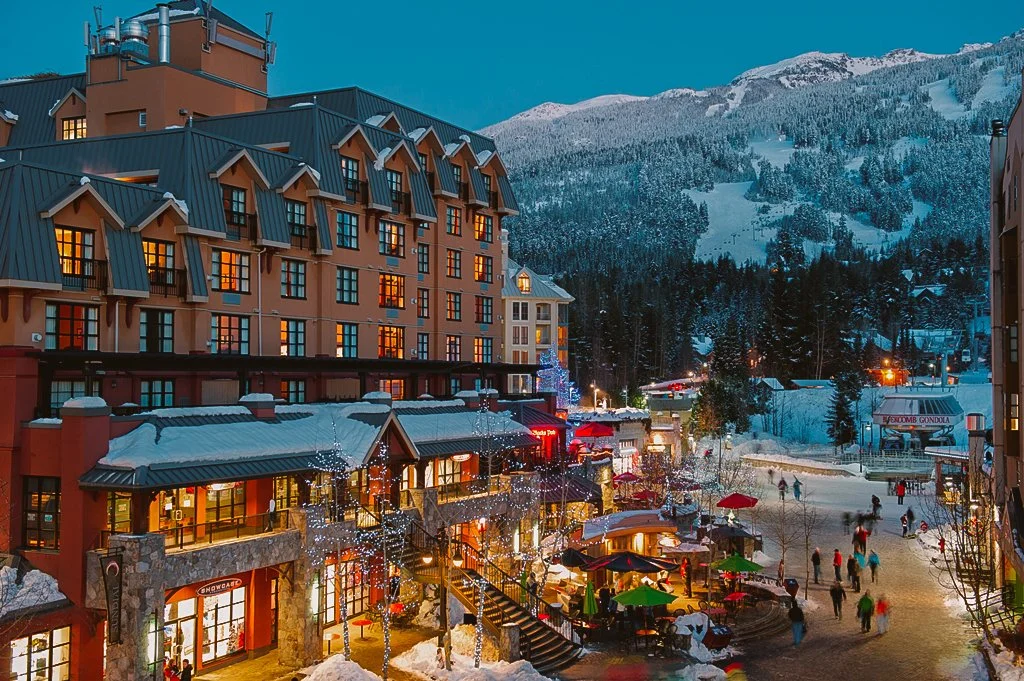 Whistler vs Banff: Explore food and festivals (non-skiing activities).
