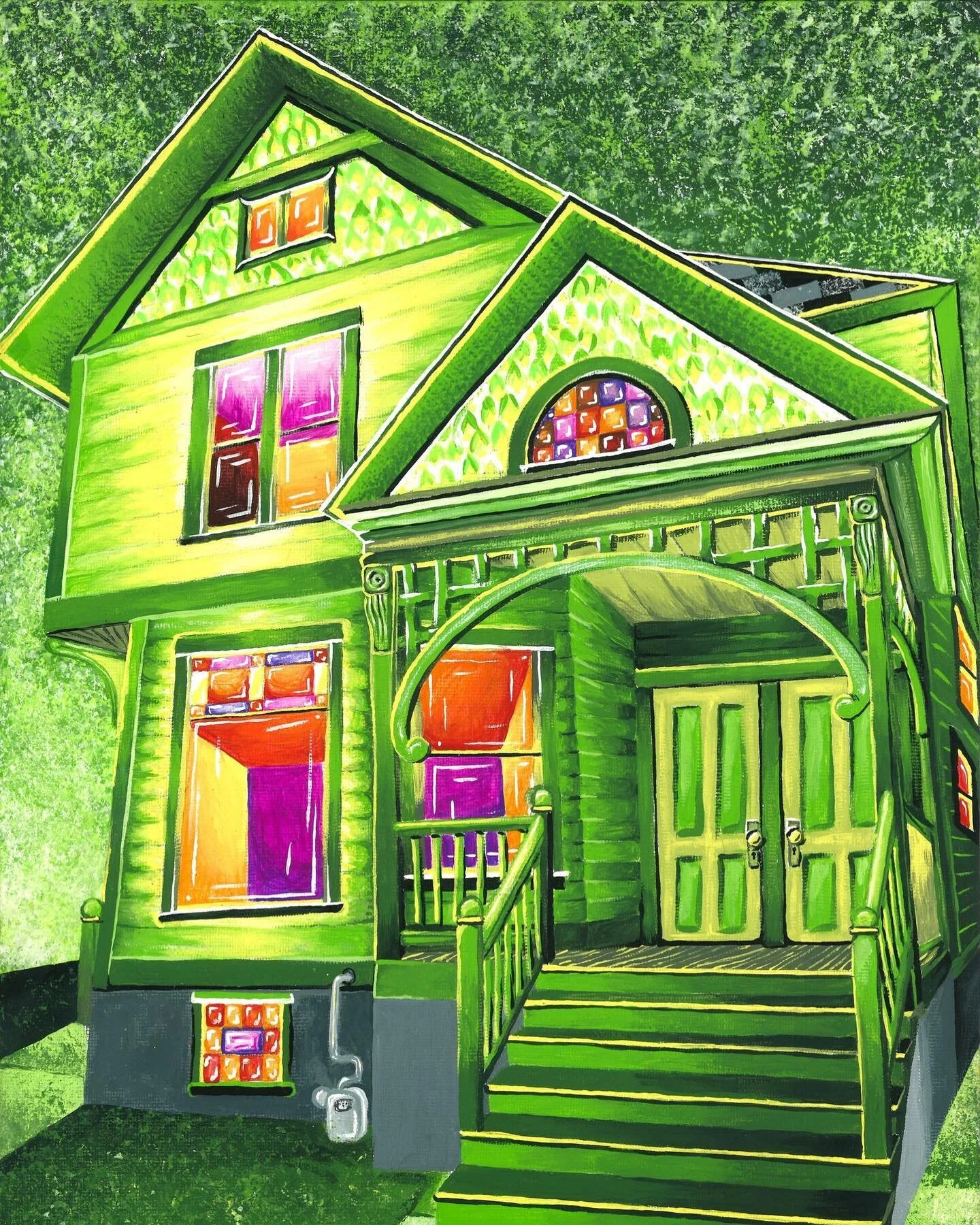 &ldquo;Disastrscape&rdquo;

11x14&rdquo;, acrylic on canvas. &lsquo;21. (repost)

Disastr House was my home, sanctuary, and creative creative safe haven as a teen. I miss the beer soaked wooden floor smell, the stale cigarette smoke lingering in the 