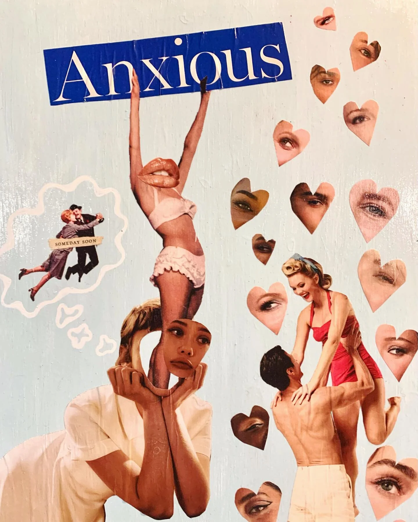 &ldquo;Someday soon.&rdquo;

11x14&rdquo;. Cut-out magazine collage on wood. &lsquo;23.

#art #artist #artistsoninstagram #artistsofinstagram #artoftheday #artstagram #collage #collageart #exactoknife #cutout #hearts #anxious #love #modpodge