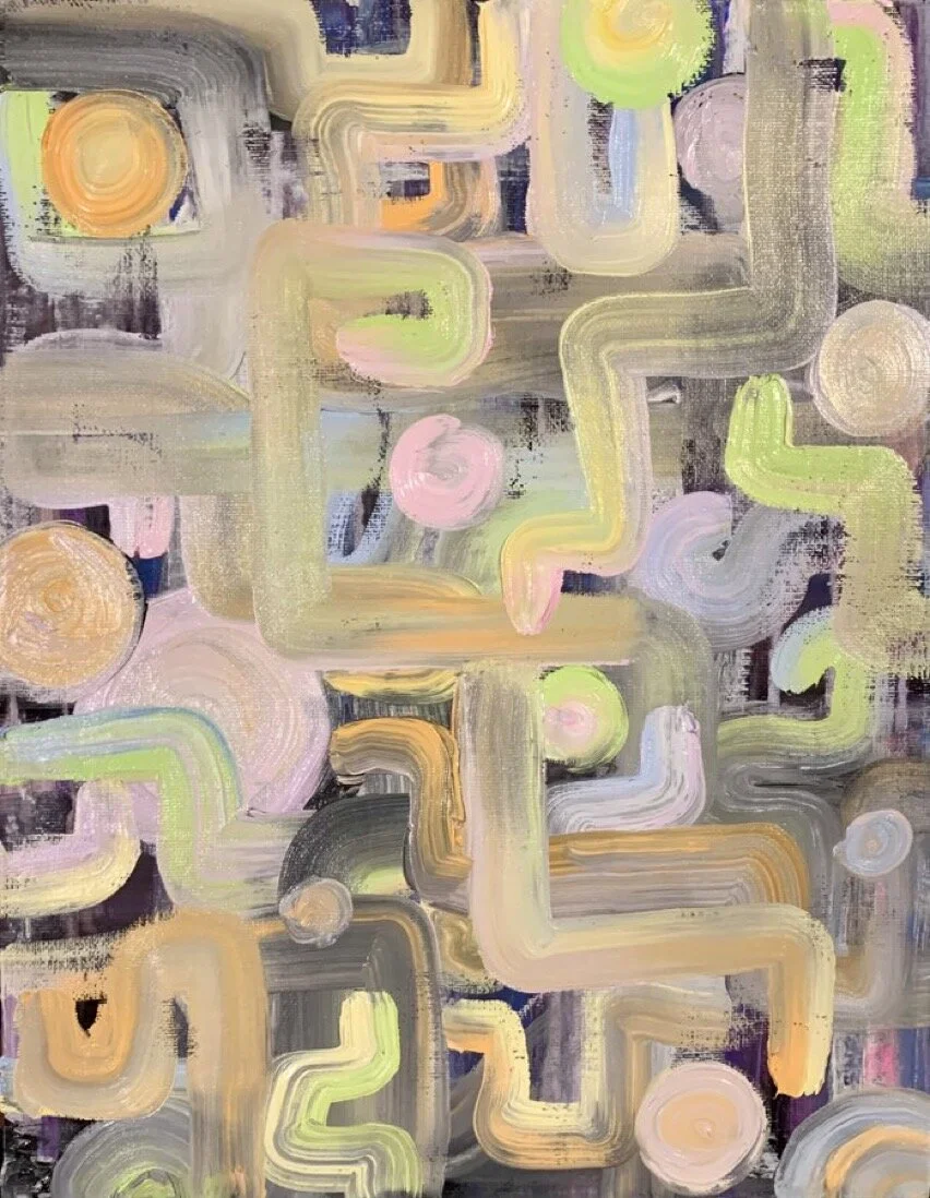 Connect the dots.
11x14in. Oil on canvas board, '21. 