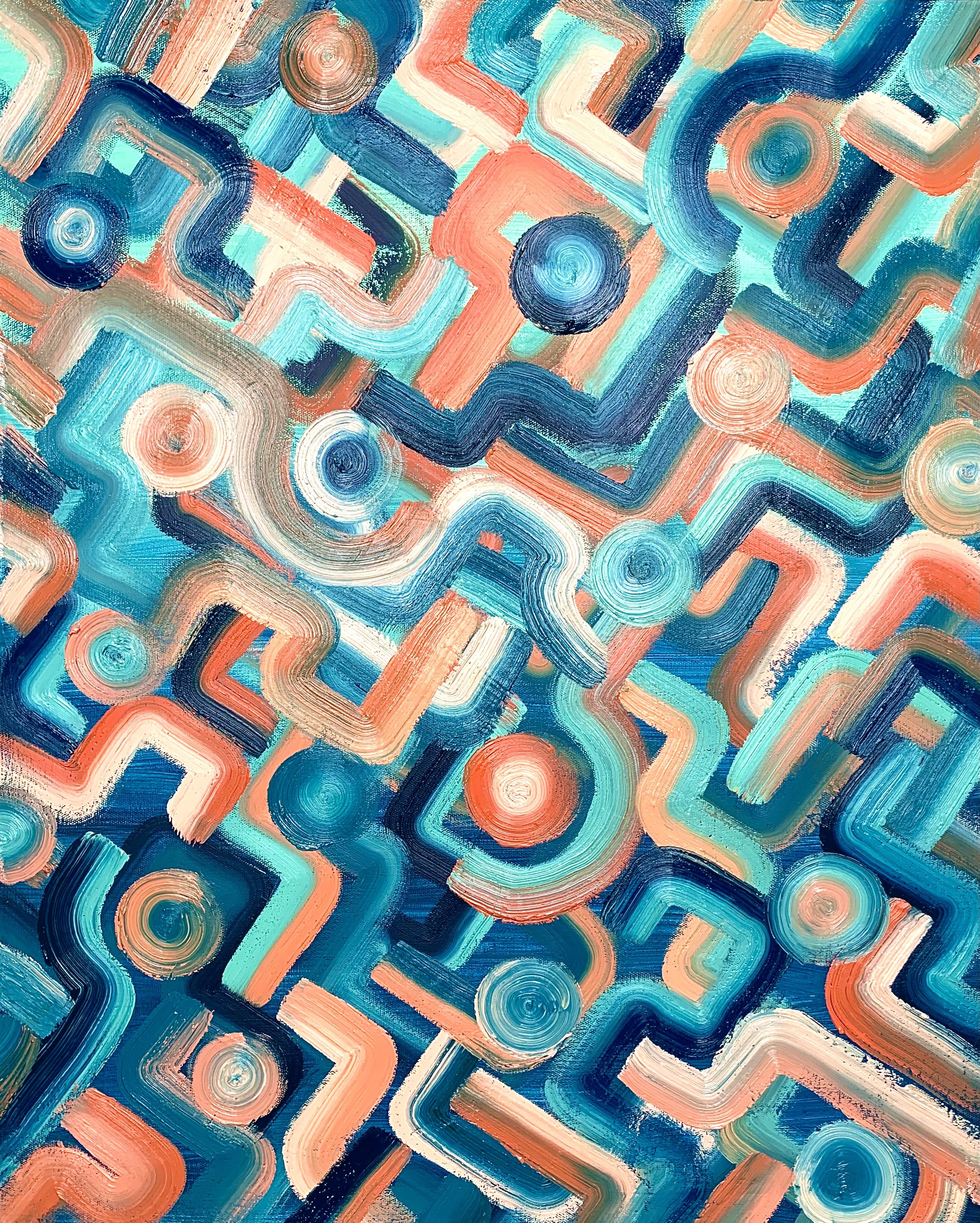 Skin of a killer. 16x20in. Oil on canvas, '22.