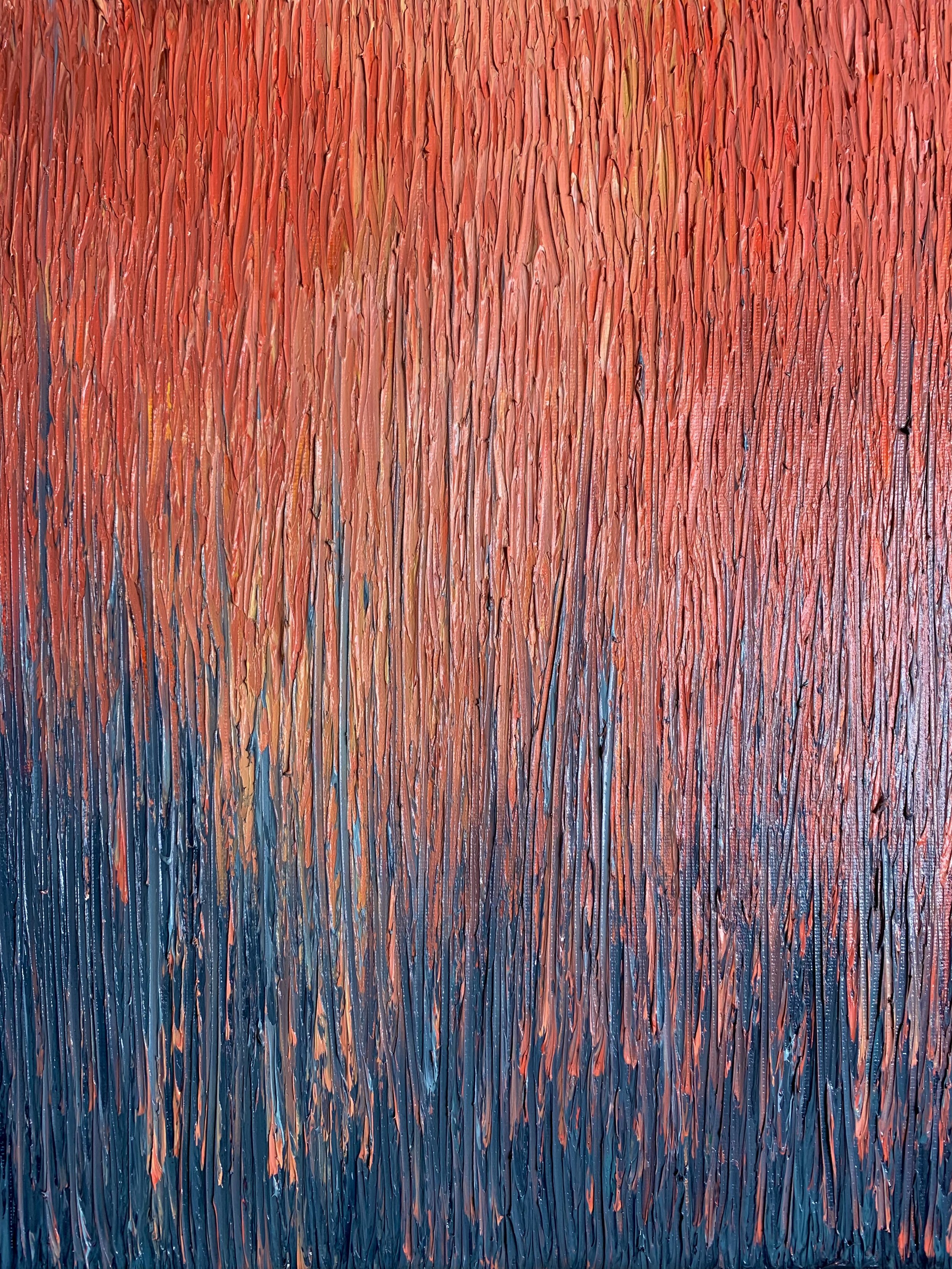 I Dream Of Burning. 9x12in. Oil on canvas, '22.
