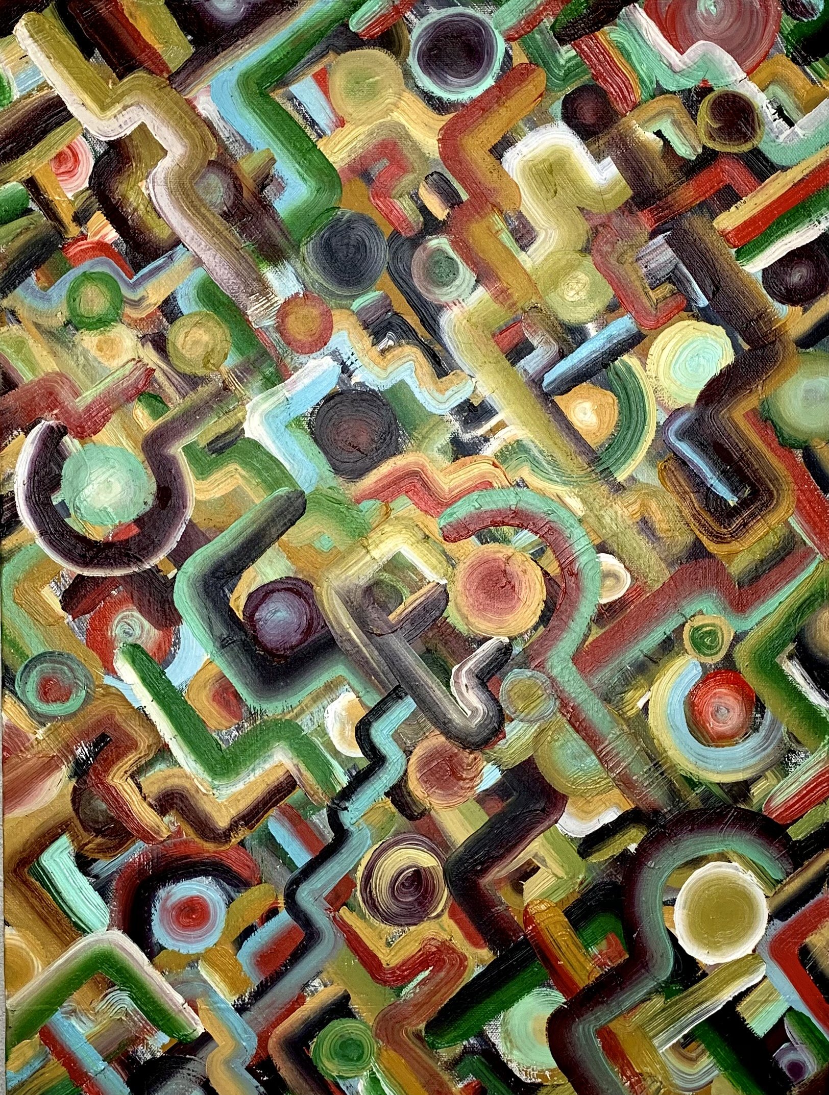 Peanut Butter Jelly Time, 16x20 in. Oil on canvas, '21.