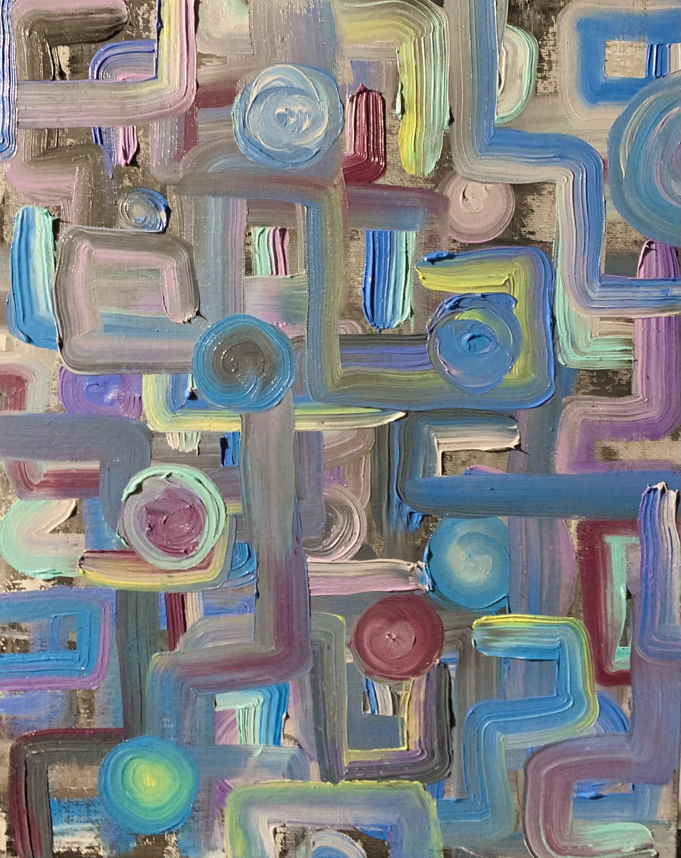Blue Monday, 11x14in. Oil on canvas board, '21.