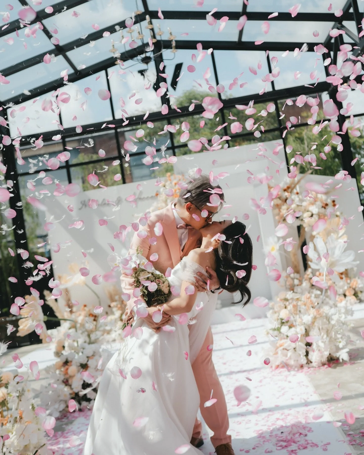 Celebrating Wedding of Nicholas & Hannah
His vows. Her vows. We engaged. We married. What a beautiful morning witnessing the love surround by pink and white petals!
Groom & Bride @nicholastancm @hannah_jl 
Photo @byhanwen 
Assist @kaiyi_02