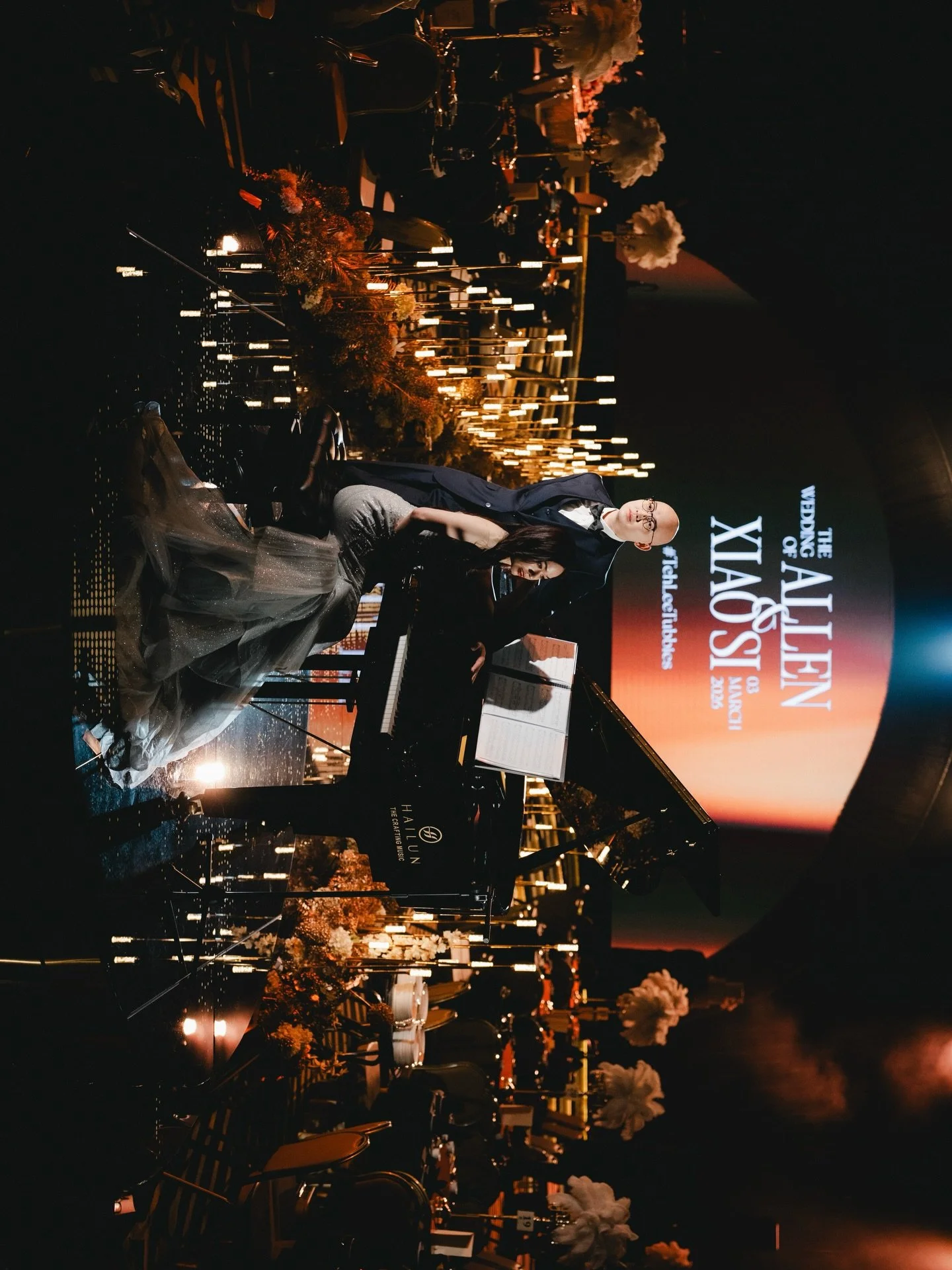 Celebrating Wedding of Allen &amp; XiaoSi

We need more piano in the wedding！Watching @xiaosi519 playing the piano is so touching and romantic, ever wonder Allen will couldn't help himself but crying down at the stage. 

Thanks for letting us be part