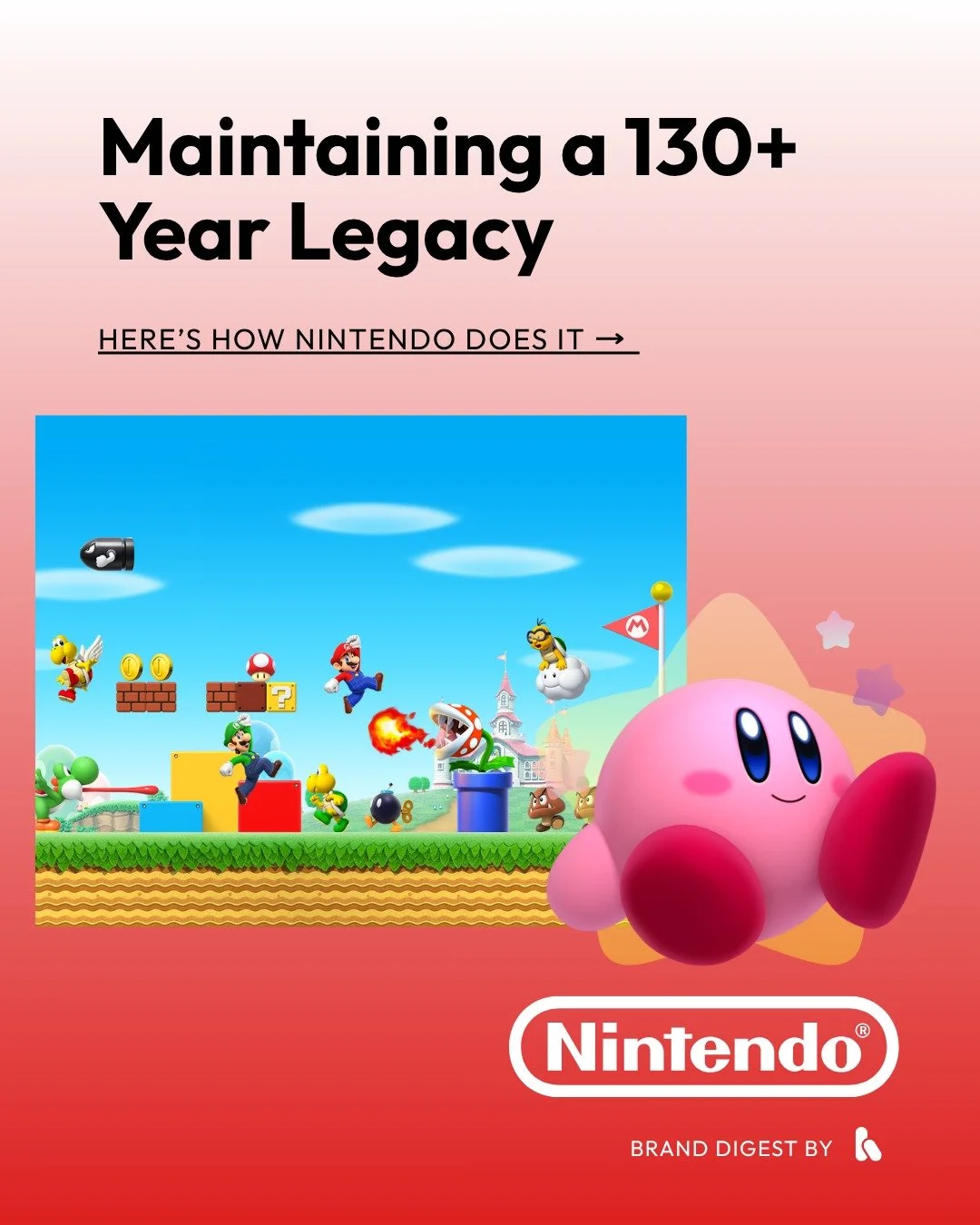 How does @nintendo_jp maintain a legacy spanning over a century? We took a look at how the brand keeps itself as the industry titan for all things gaming and entertainment. 

Curating brand loyalty: Diverse intellectual property fosters loyalty and a