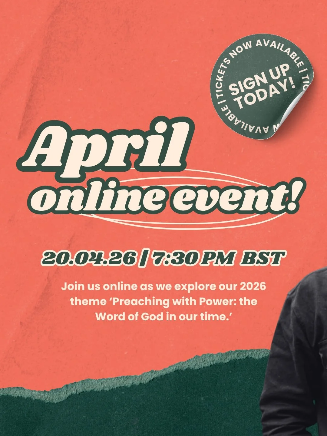 🎉It&rsquo;s nearly time for our next online preaching training event&hellip; and we cannot wait!!

🗓️Monday 20th April 7:30pm BST

We&rsquo;ll be joined by our live guests speakers 🤩 @beckyruthdrake and @luke20smith 

🗣️Join with preachers and Bi