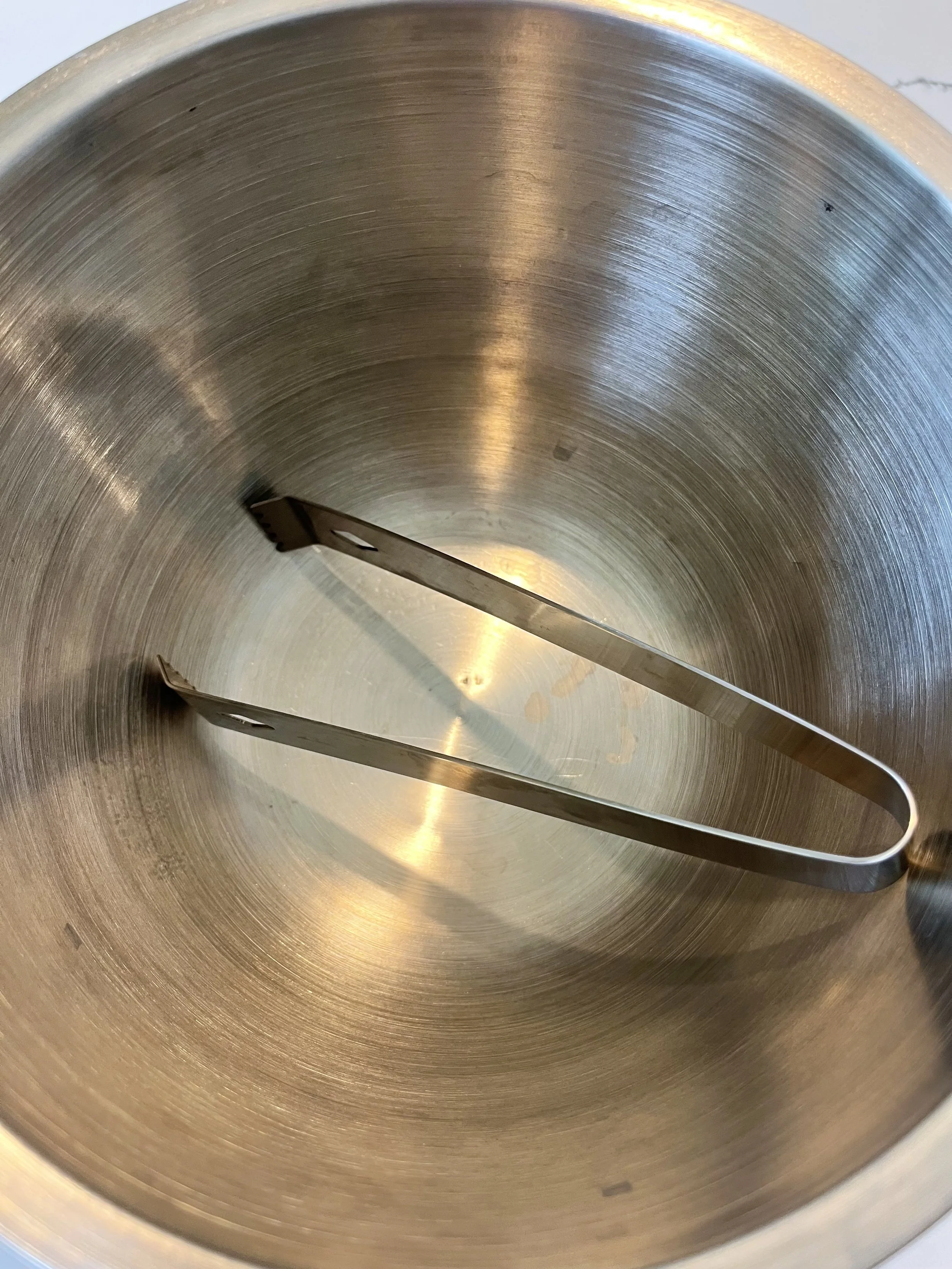 Mid century silver ice bucket with lid 4 .jpeg