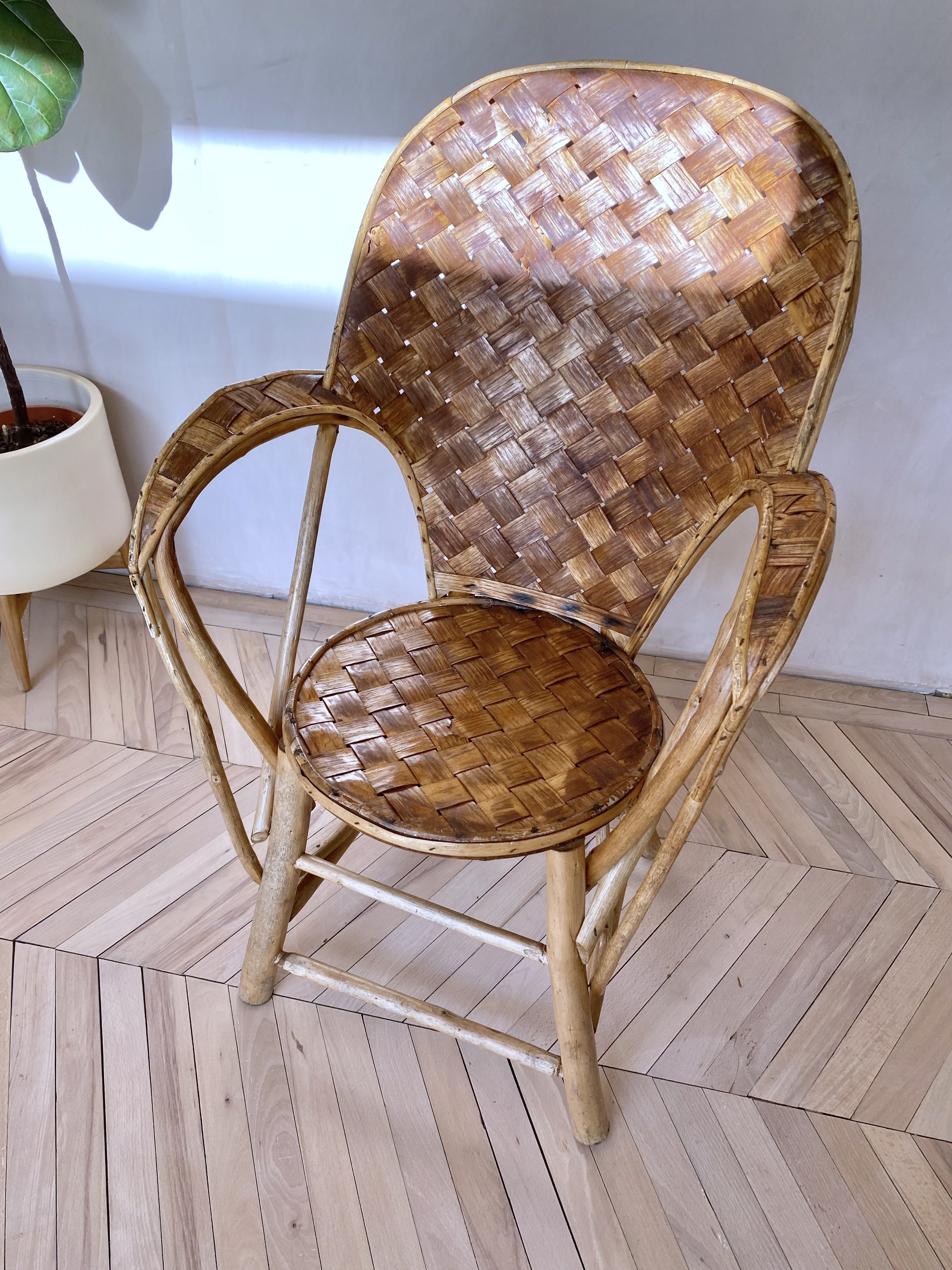 annamhliving-mid century basket weave chair-le corbusier