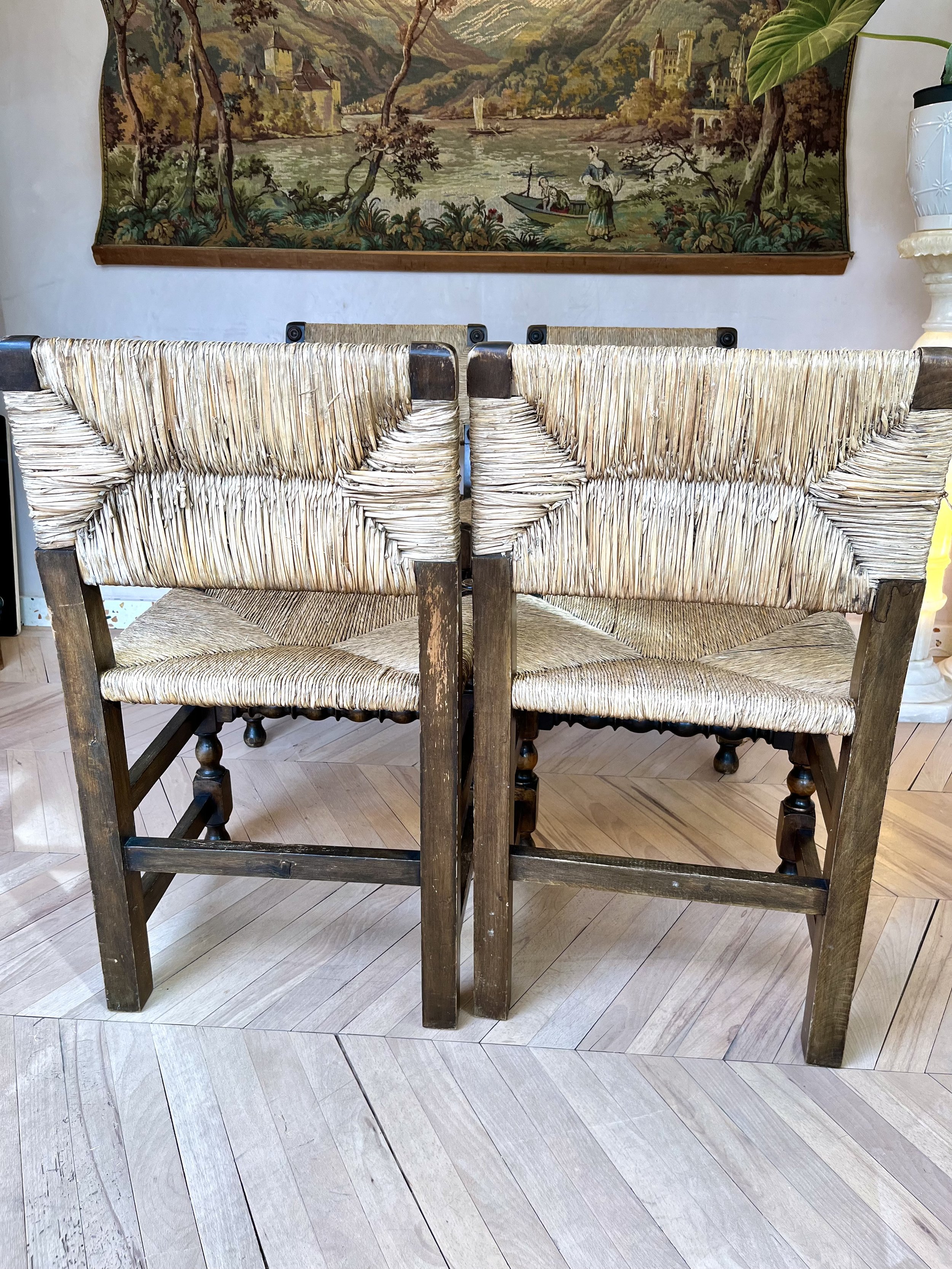 Set of four French Ruch Dining Chairs 8.jpeg
