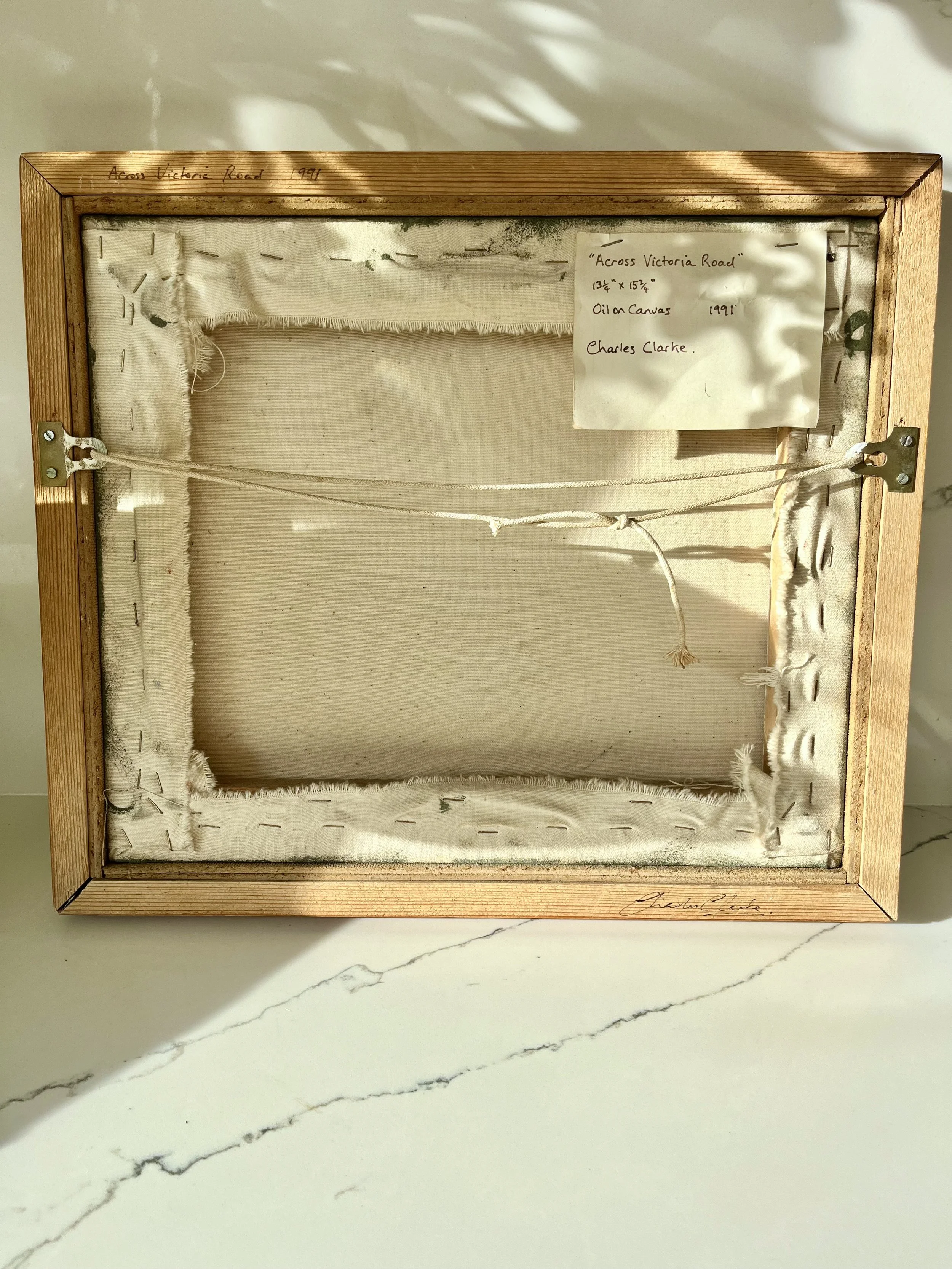 Oil on canvas victoria road painting back.jpeg