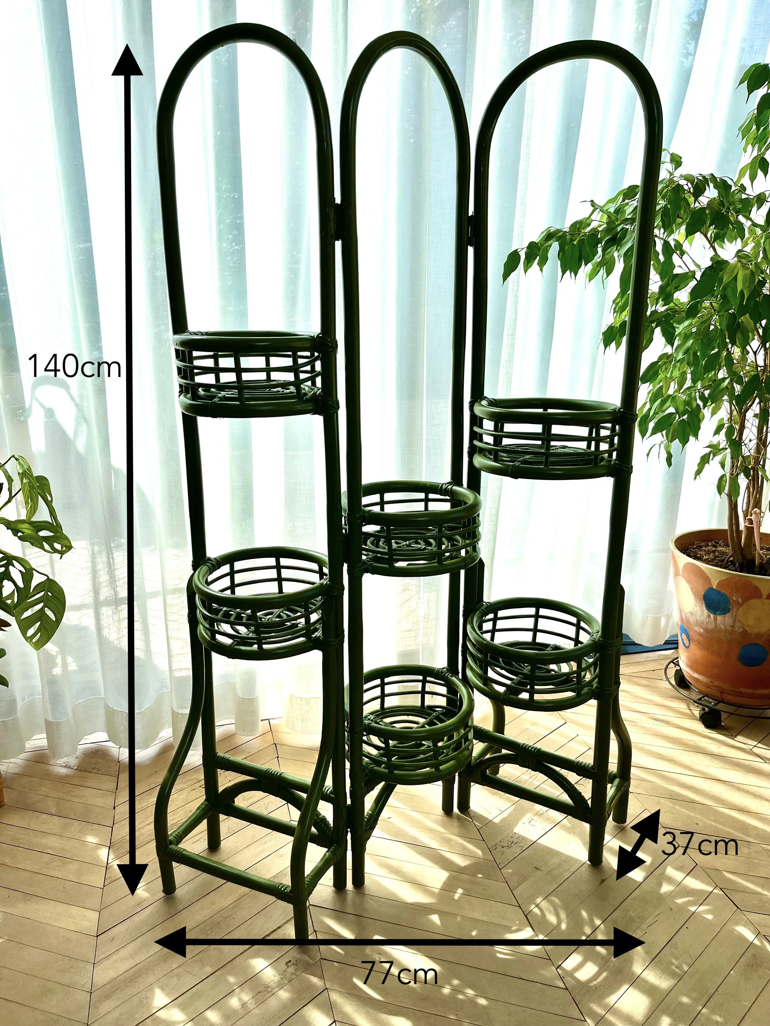 Green boho plant stand measurements.jpeg