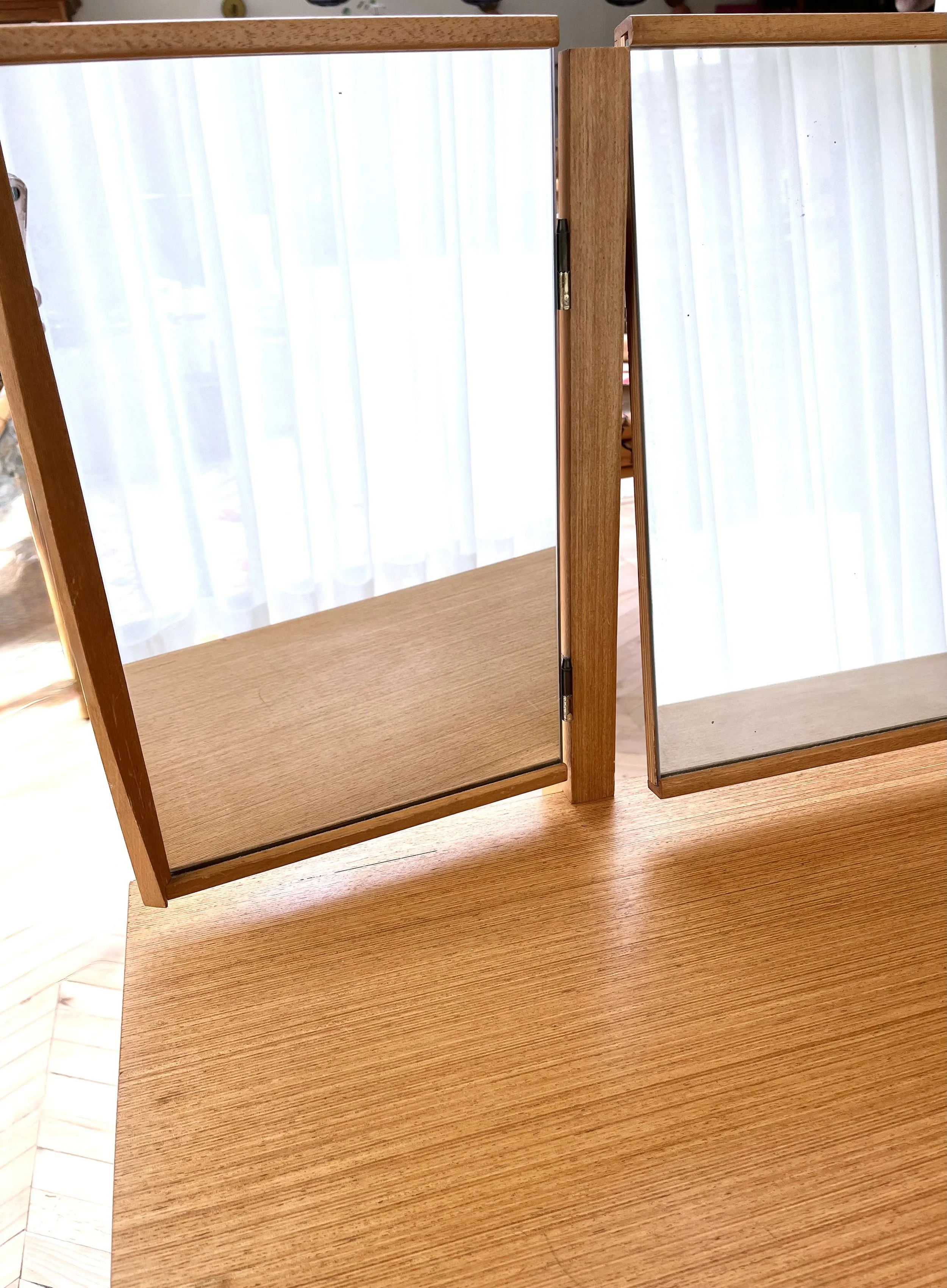 vintage 1960s dressing table desk with seven drawers 13.jpeg